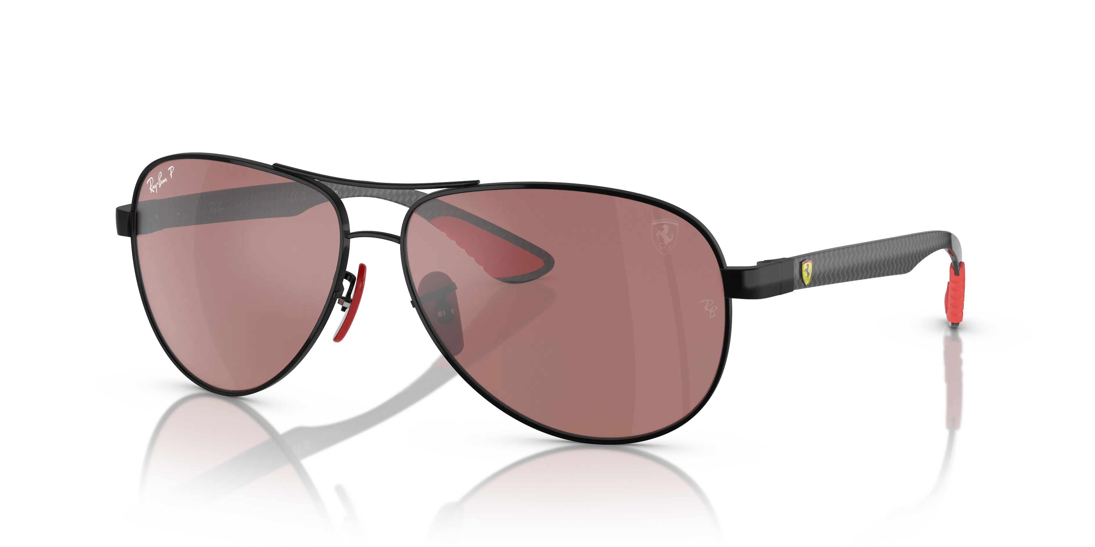 Angle_Left01, Ray-Ban Scuderia Ferrari Collection RB 8331M Sunglasses