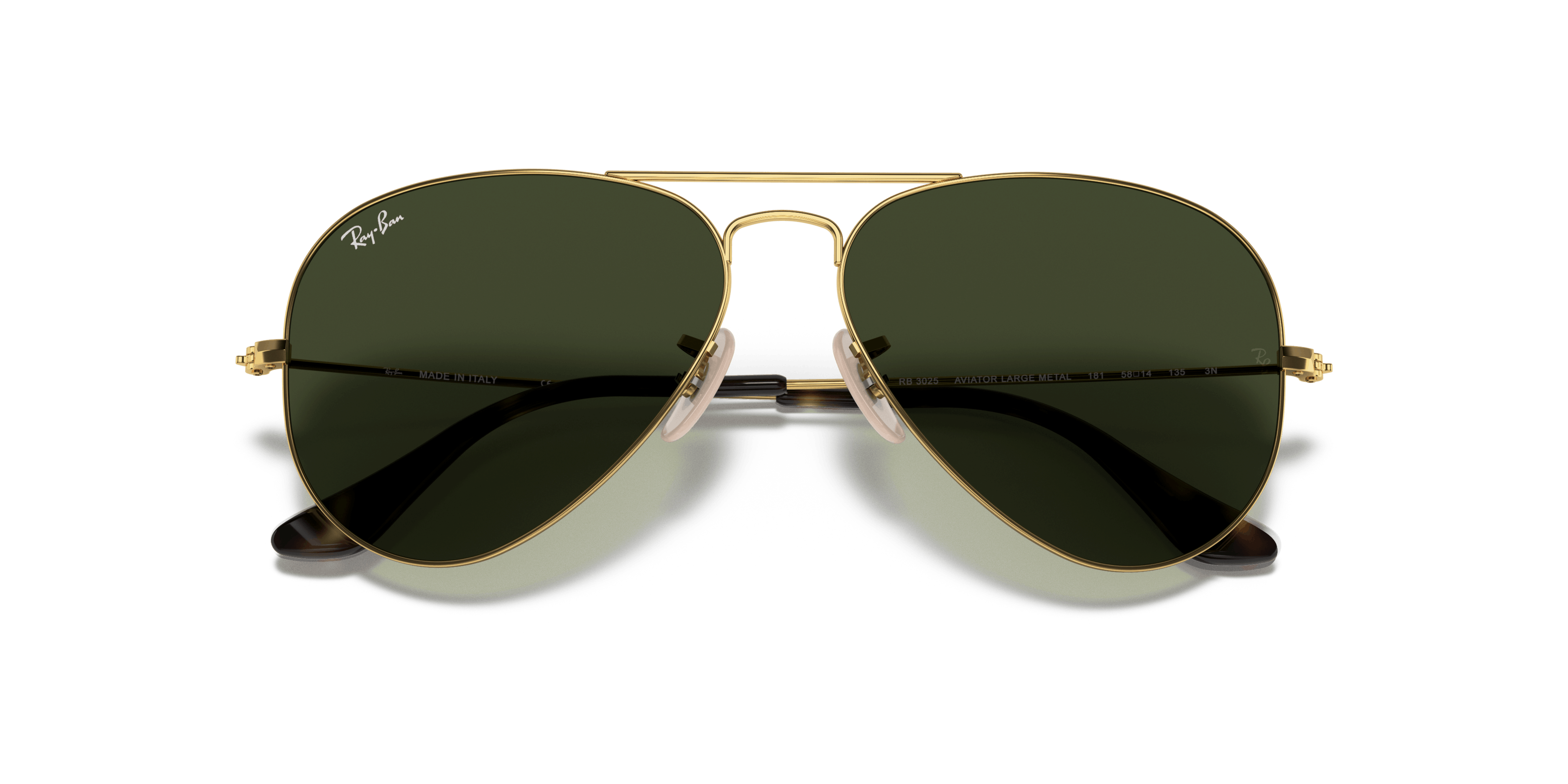 Folded, Ray-Ban RB3025