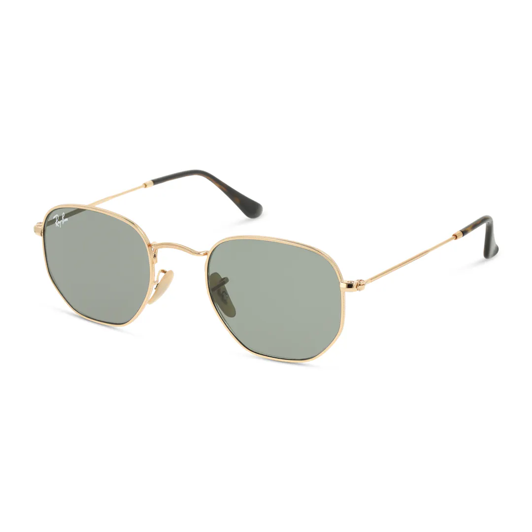 Ray-Ban Hexagonal Flat Lenses 0RB3548N Solbriller - Runde Guld billede