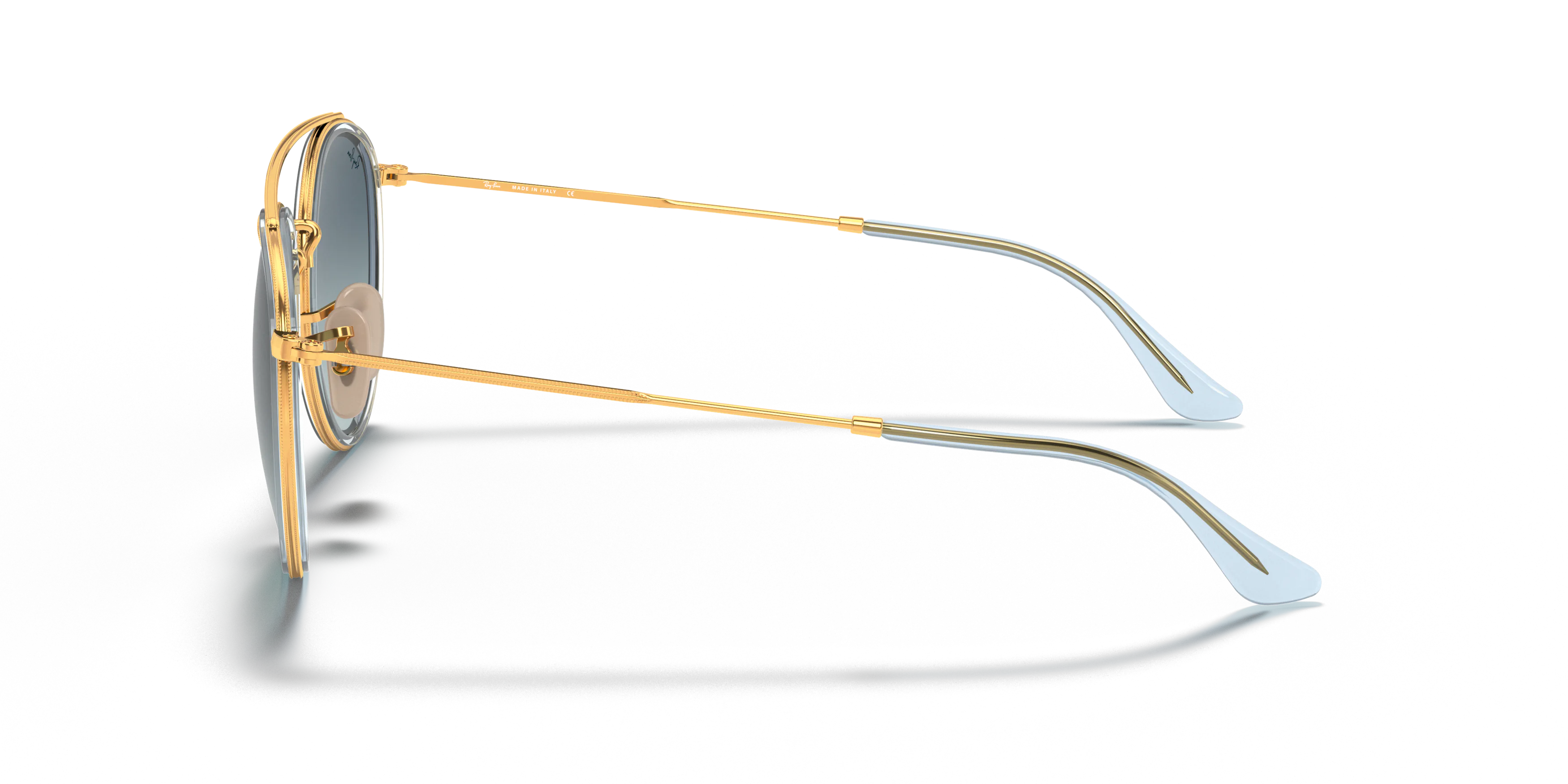 Angle_Left02, Ray-Ban Round Double Bridge RB3647N 91233M