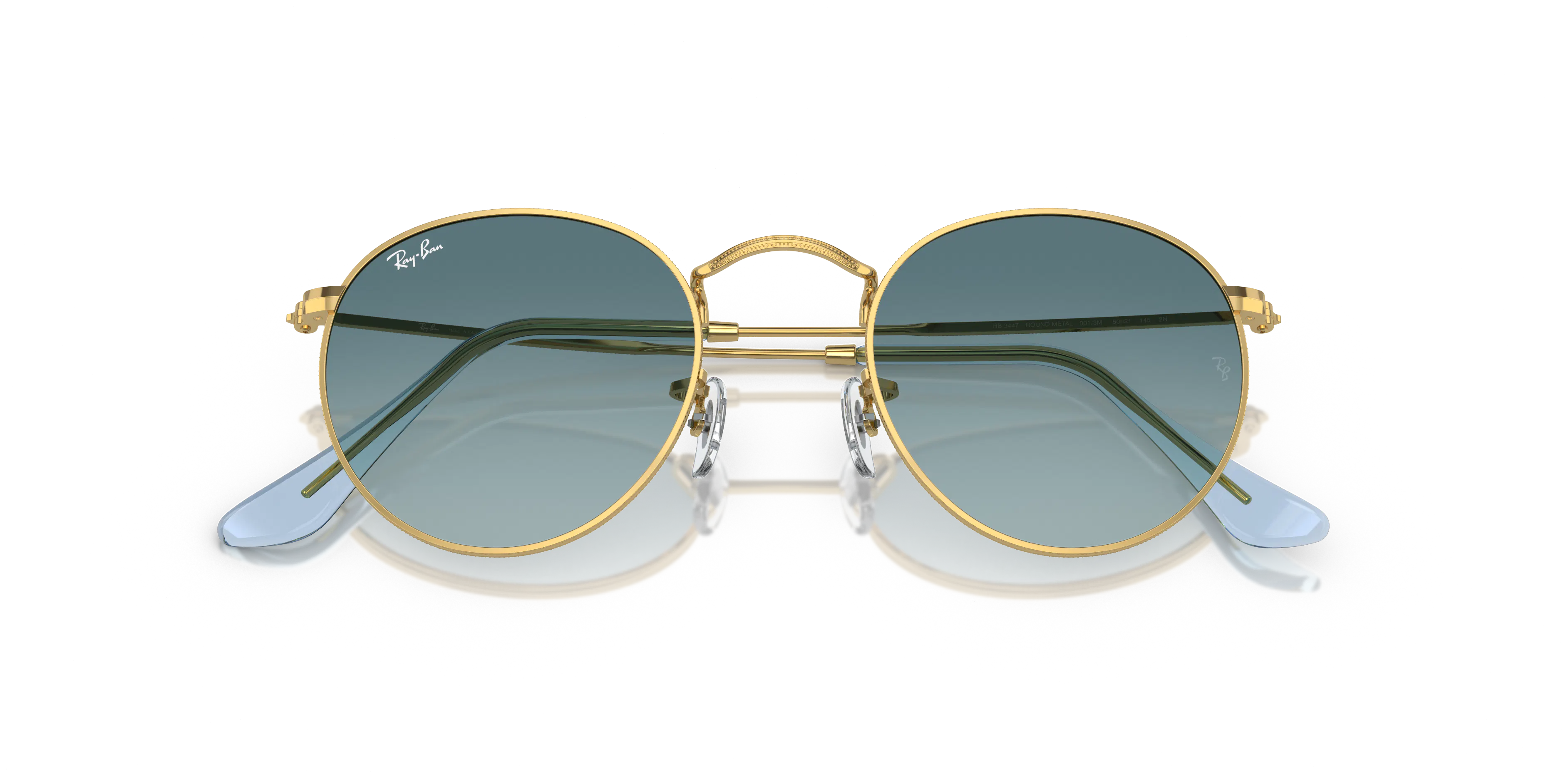 Ray-Ban Round Metal RB 3447 (001/3M) Sunglasses | Vision Express