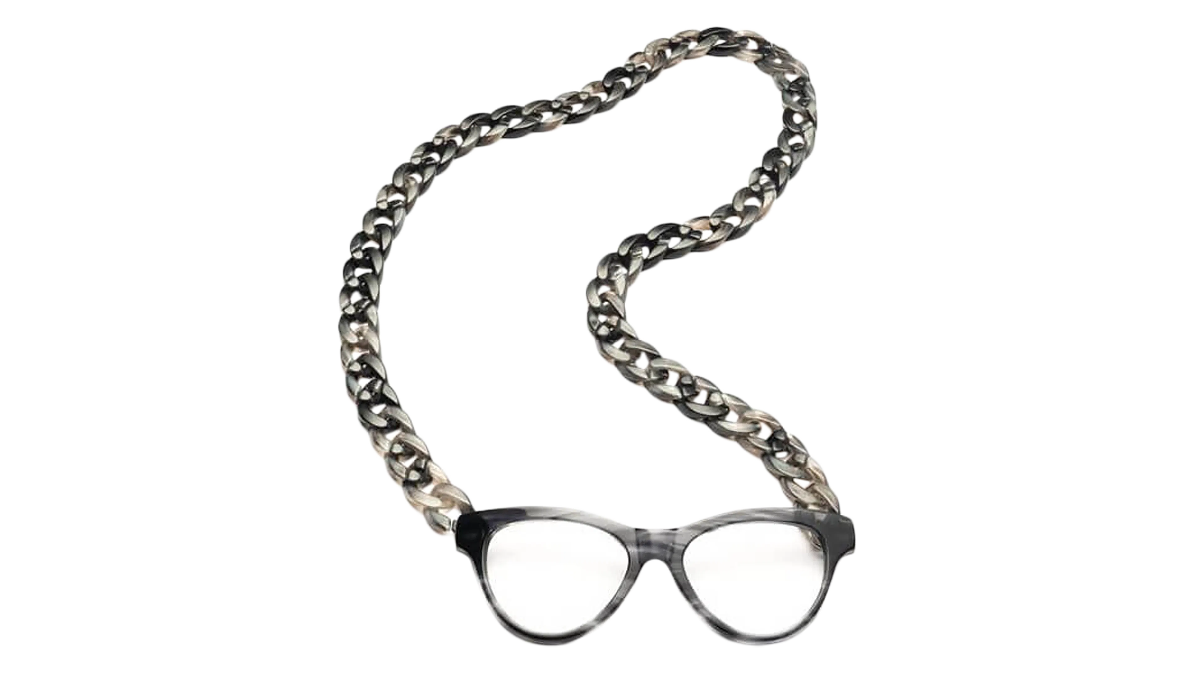 Front, CotiVision Joen - Grey (+1.00) Necklace Reading Glasses