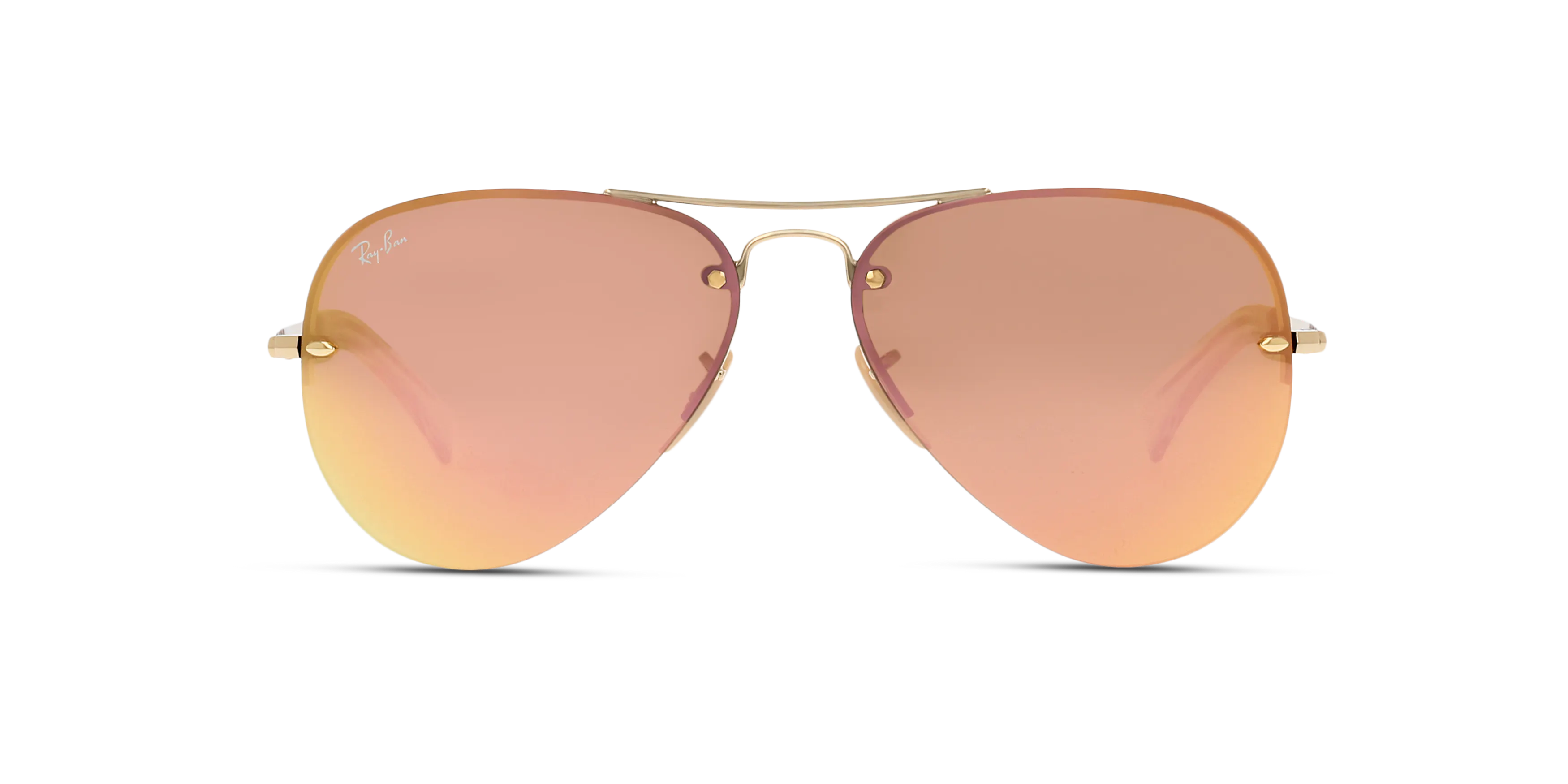 Front, Ray-Ban Aviator Mirror RB3449 001/2Y