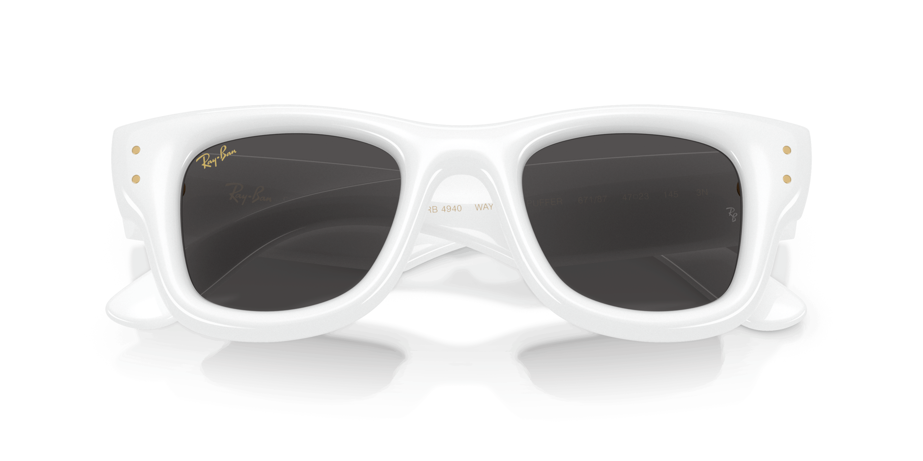 Folded, Ray-Ban Wayfarer Puffer RB 4940 Sunglasses