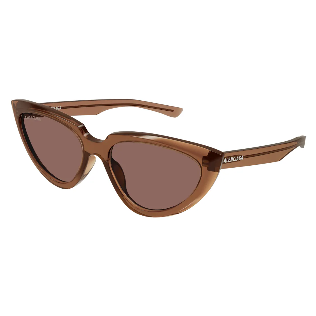 Balenciaga BB0182S Solbriller - Katteøjne Brun