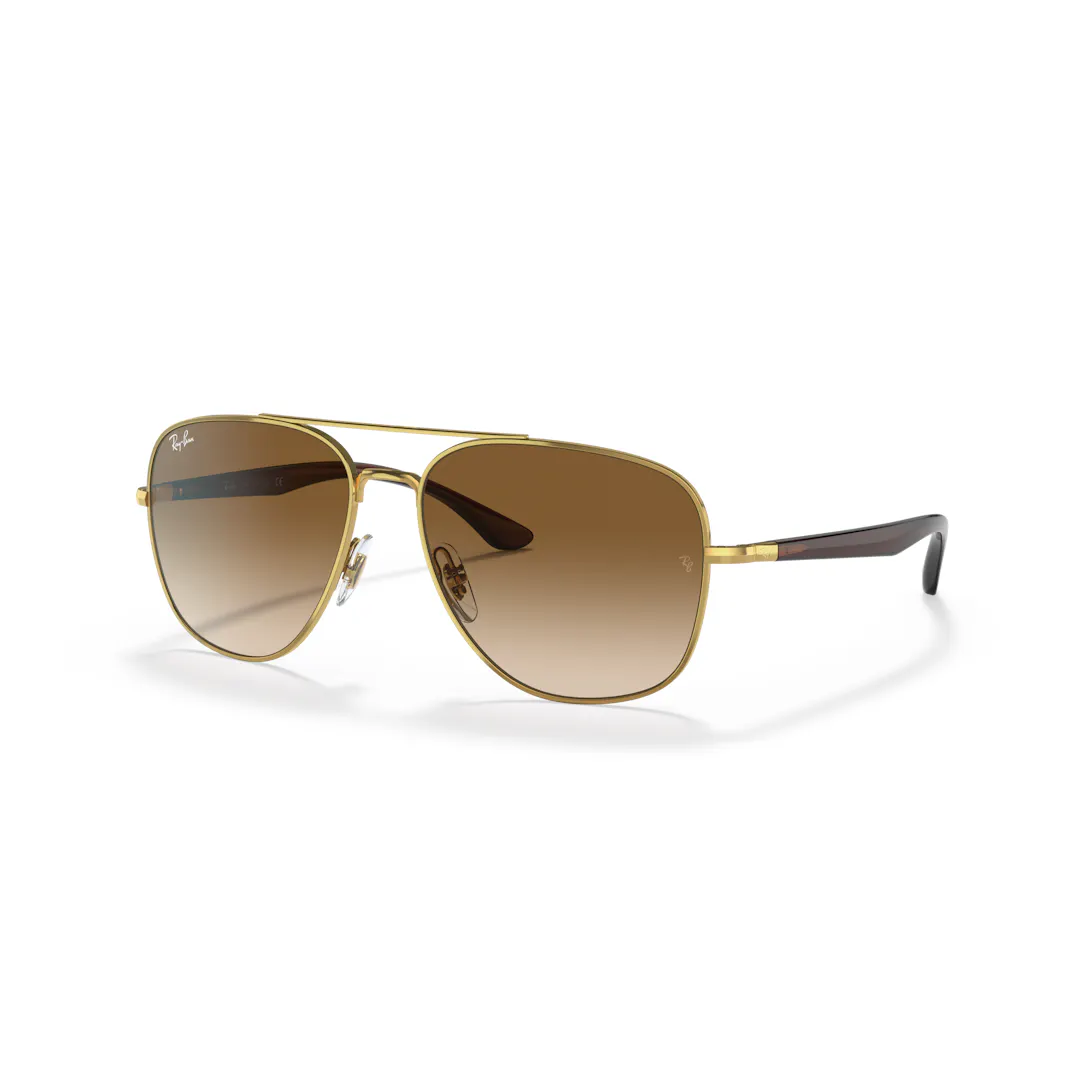 Ray-Ban 0RB3683 Solbriller - Firkantede Guld