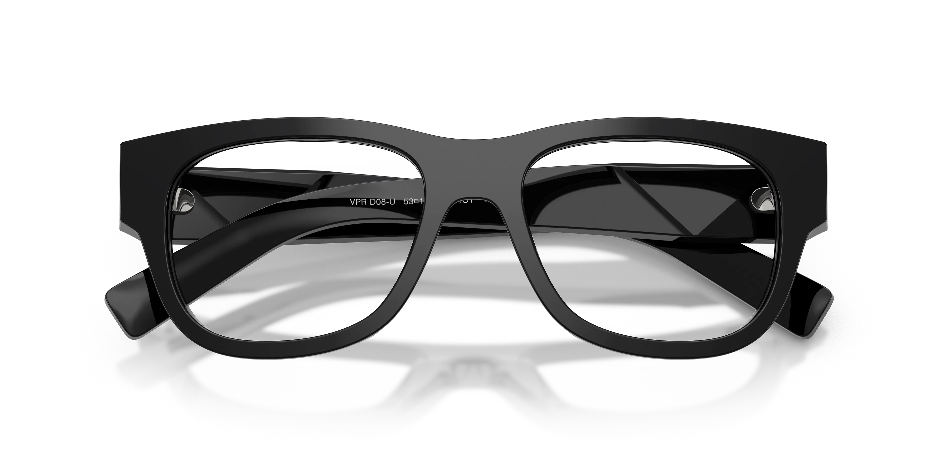 NEW Prada PR D08U Black Unisex Eyeglasses Frames PR 08ZV Eyeglasses - Prada Authorized Retailer | coolframes  main image 2