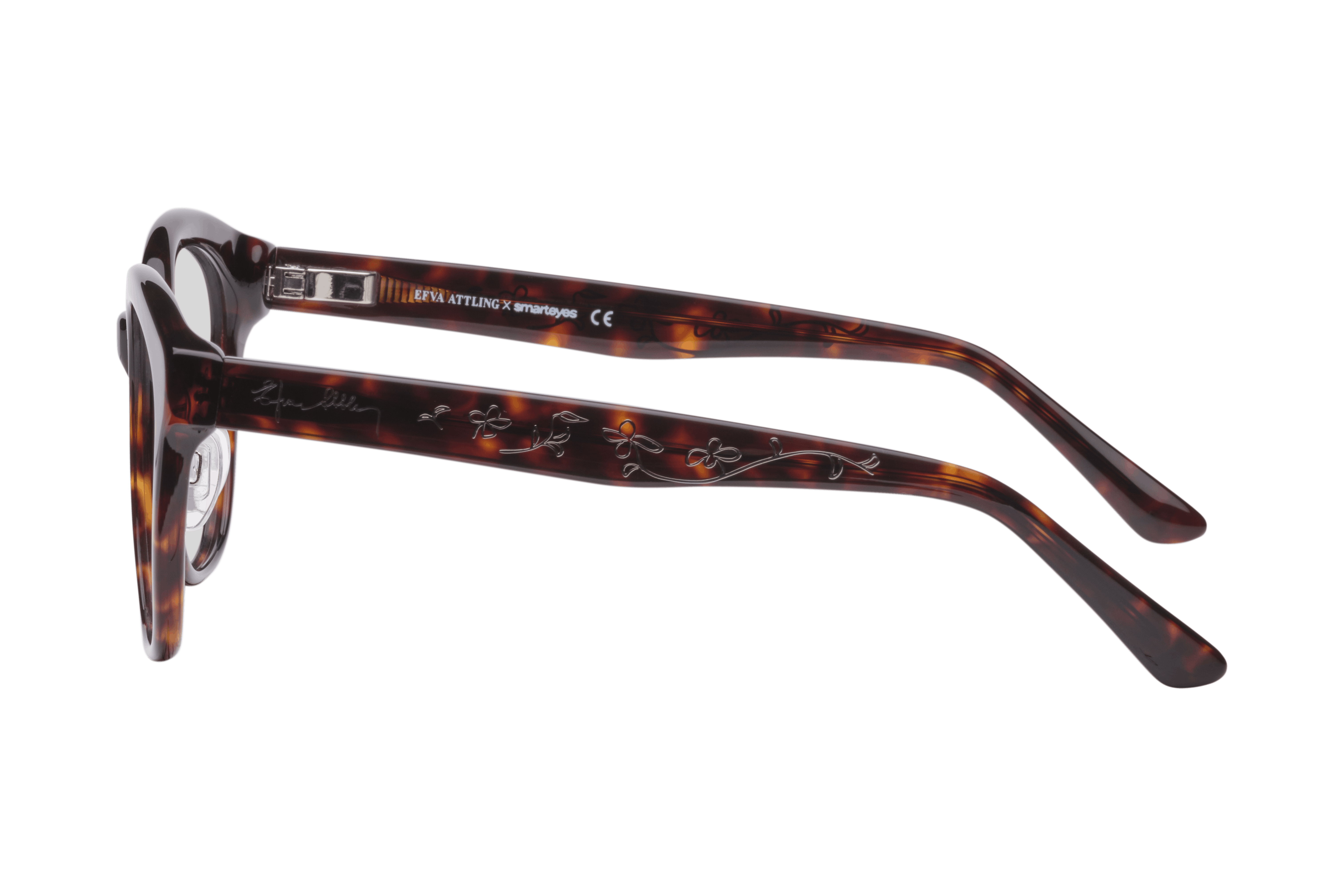 Angle_Left02, Efva Attling Floral 8030 7217 Glasögonbåge