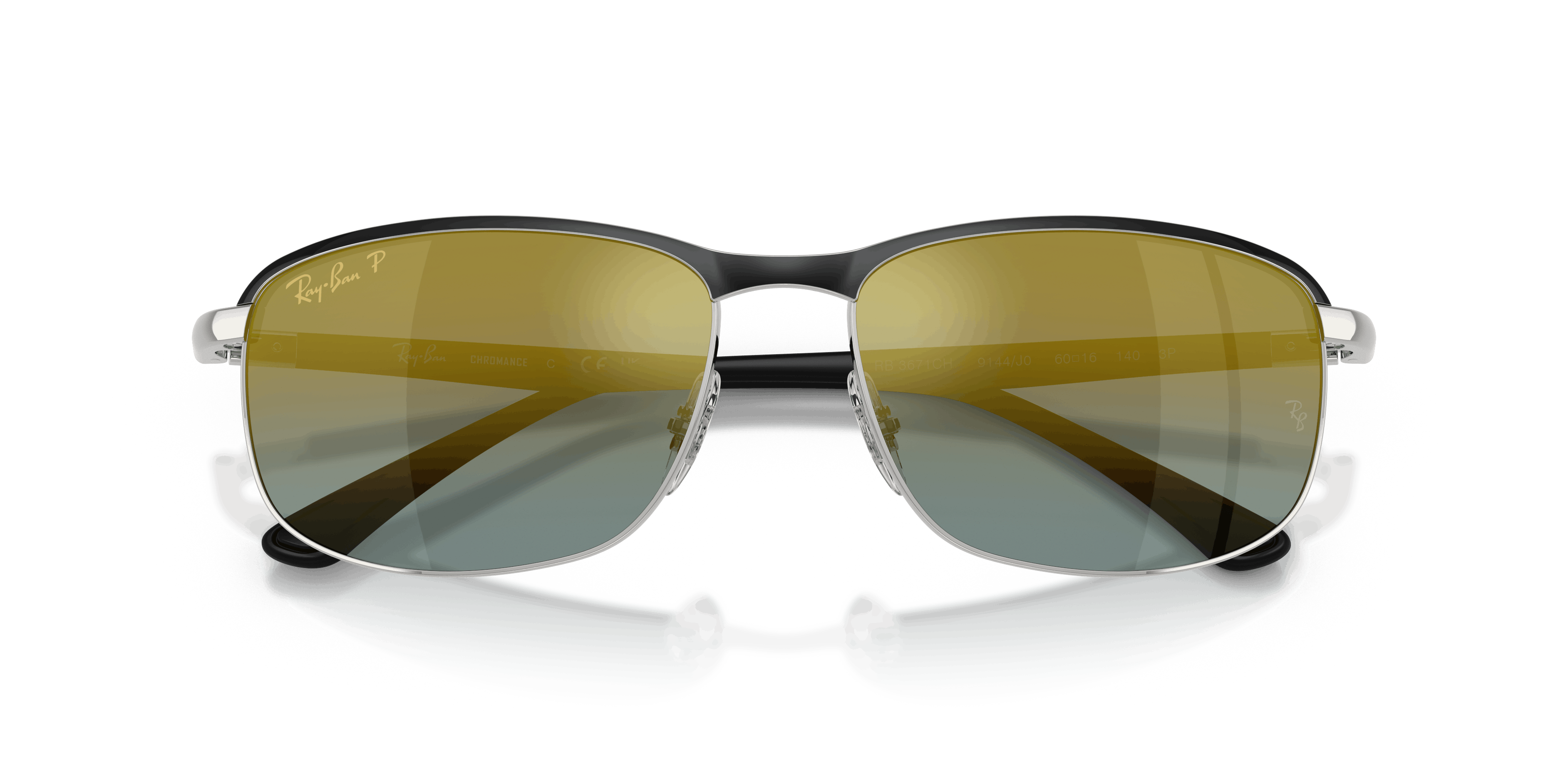 Folded, Ray-Ban Chromance RB3671CH 9144J0