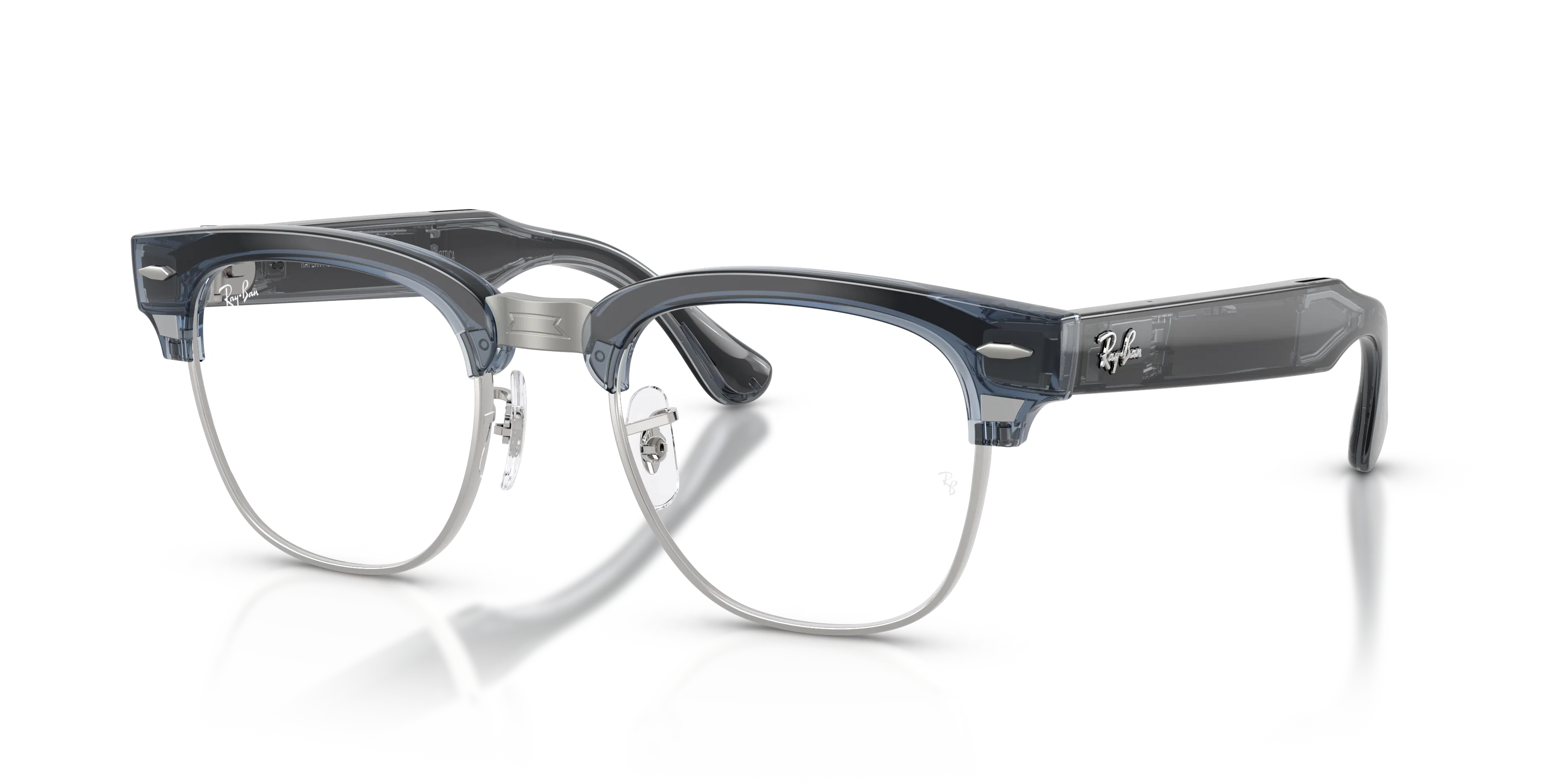 Angle_Left01, Ray-Ban Meta Audio Clubmaster RW 7004 with Transitions® lenses