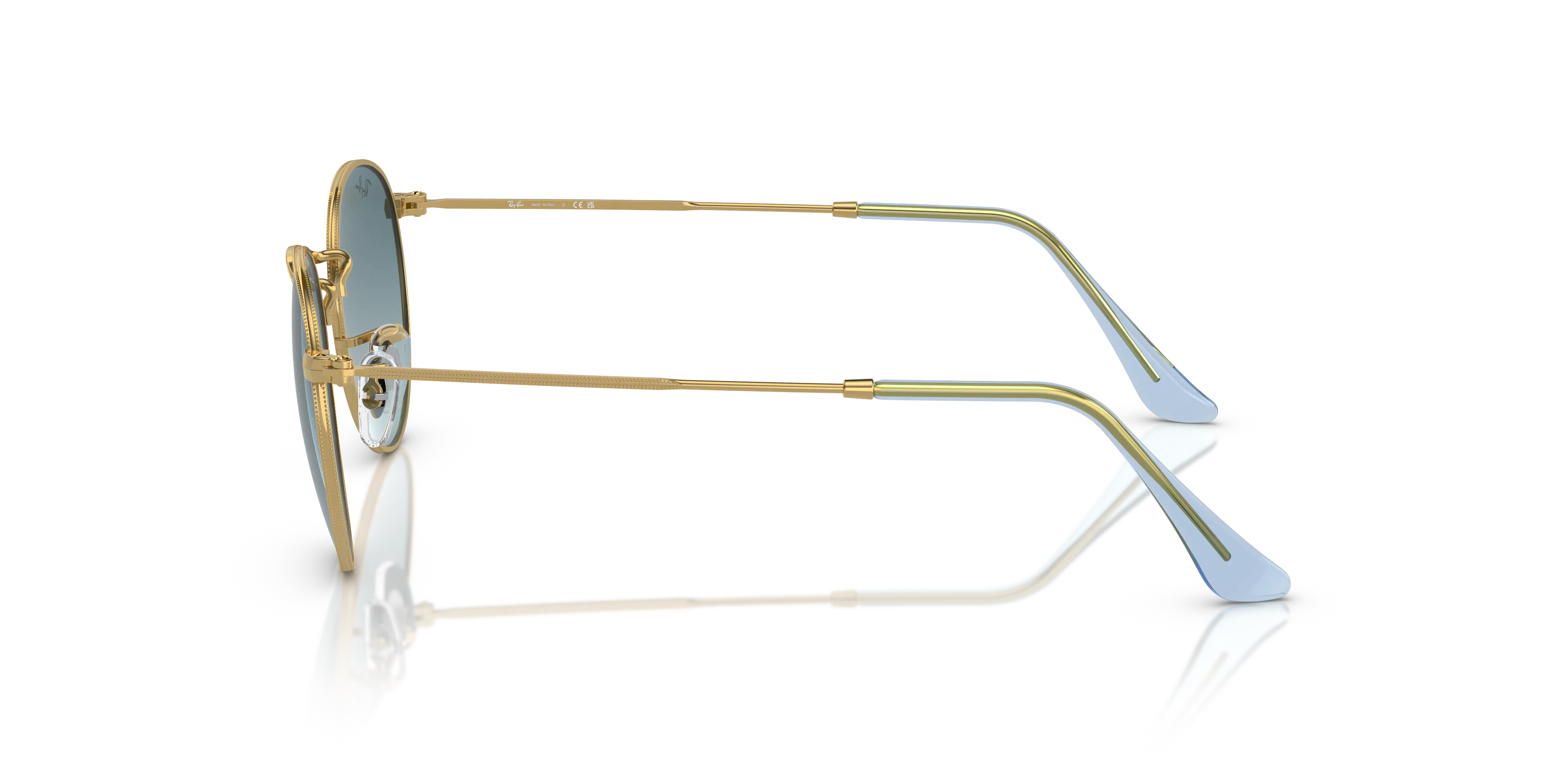 Angle_Left02, Ray-Ban Round Metal RB 3447 Sunglasses