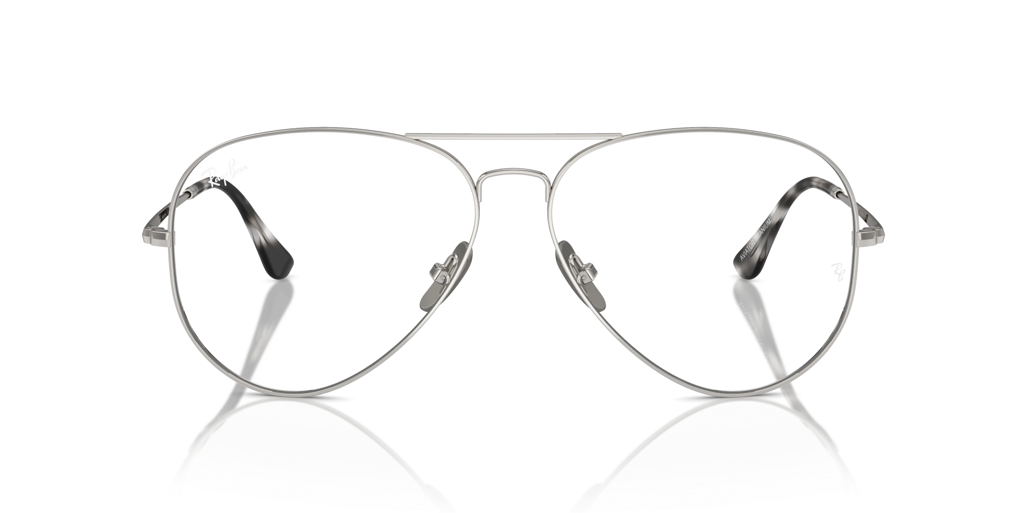Front, RAY-BAN Aviator Titanium Optics RX8789 1002