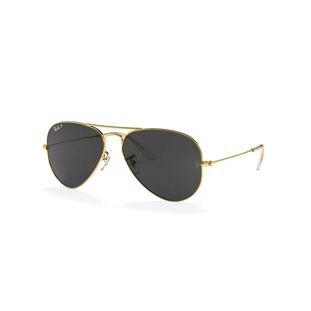 Ray-Ban Aviator Classic 0RB3025 Solbriller - Pilot Guld Polariserede Linser