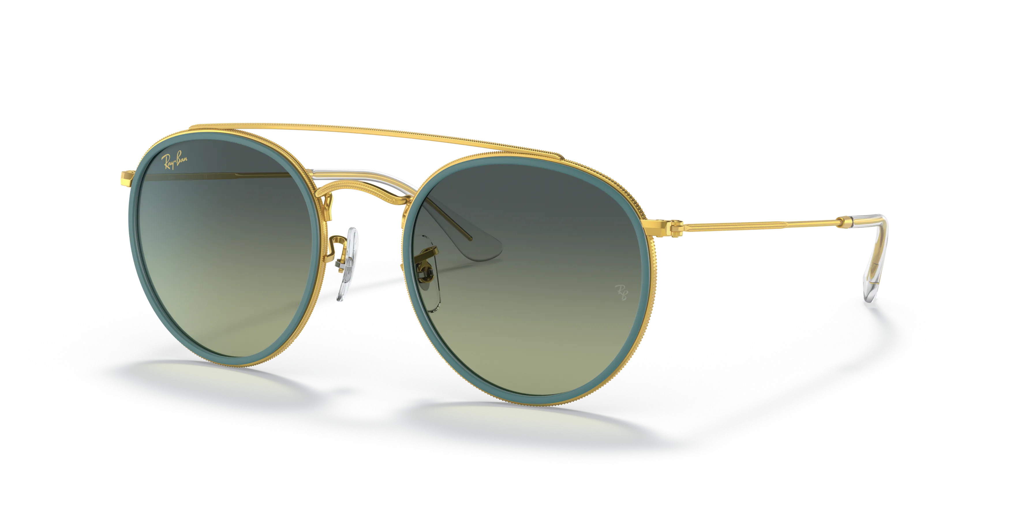 Angle_Left01, Ray-Ban Round Double Bridge RB3647N 9235BH