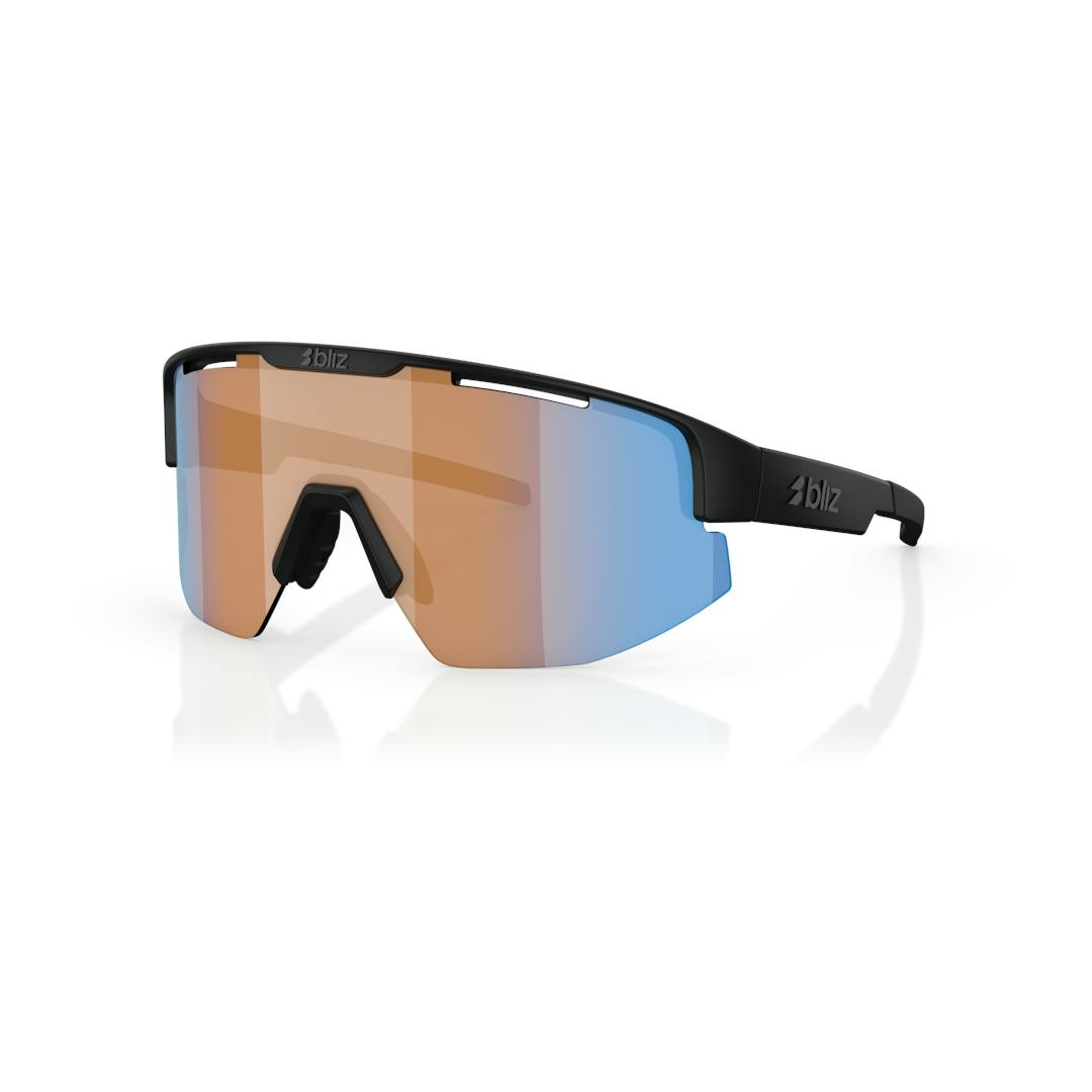Bliz 0ZB7007 Solbriller - Firkantede Sort Spejlede Linser