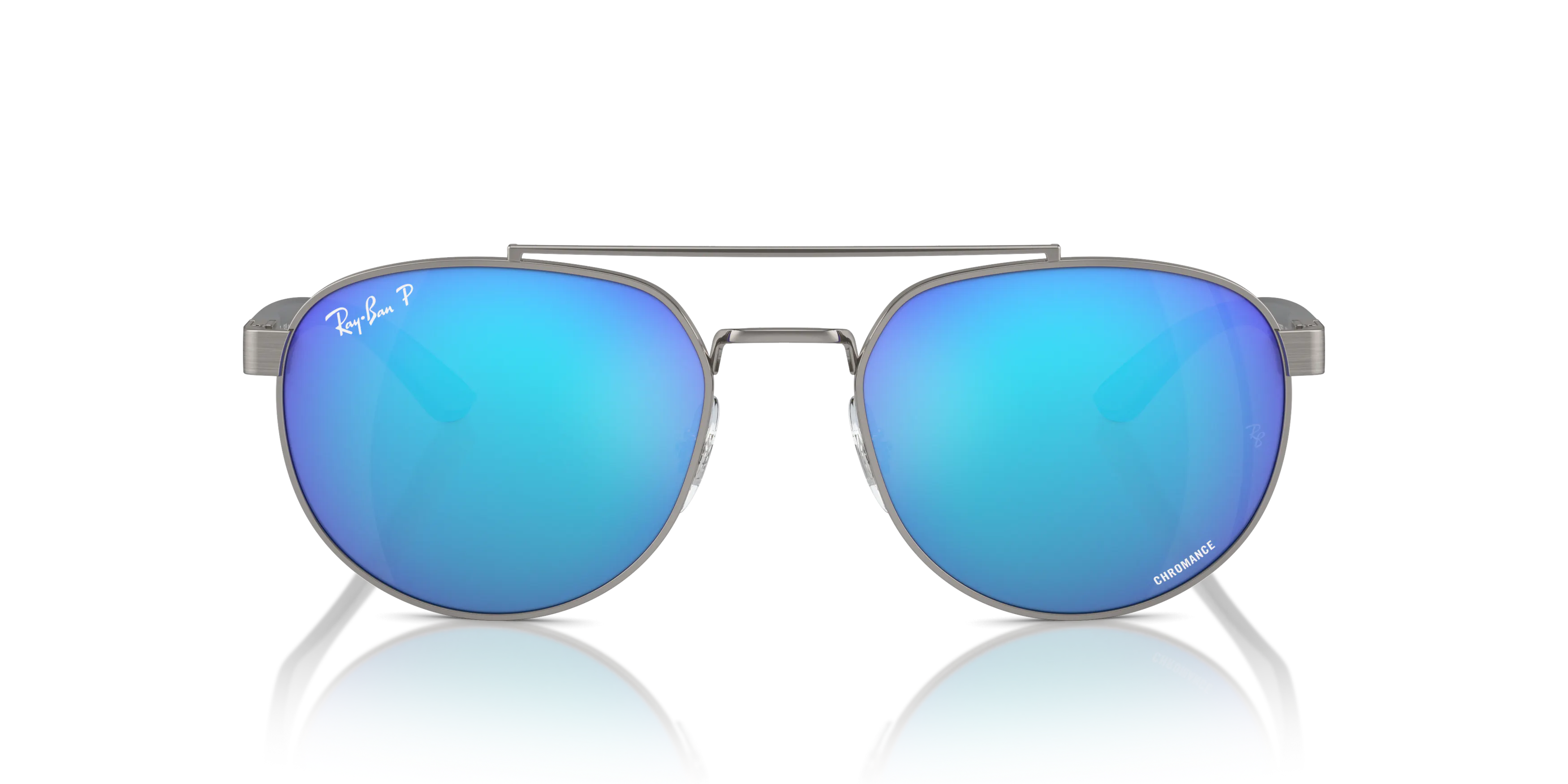 Front, Ray-Ban Polarized+ RB3736CH 004/A1 Solglasögon