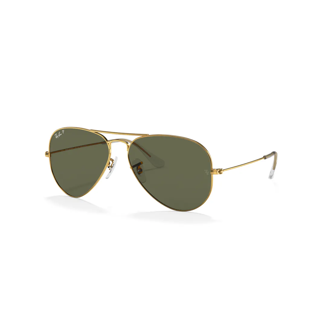 Ray-Ban Aviator Classic 0RB3025 Solbriller - Pilot Guld Polariserede Linser