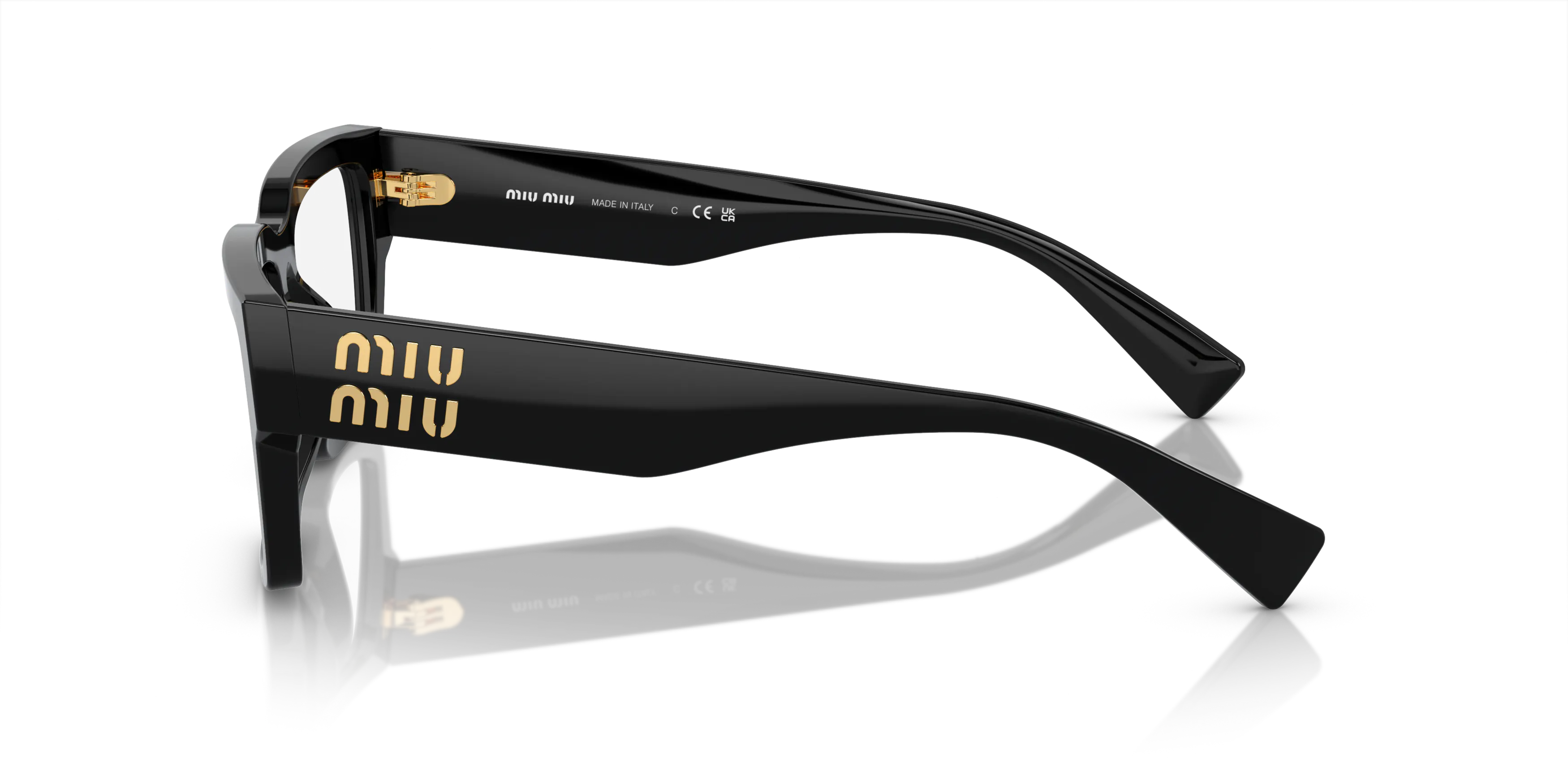 Angle_Left02, Miu Miu 0MU 02XV 1AB1O1 Glasögonbåge