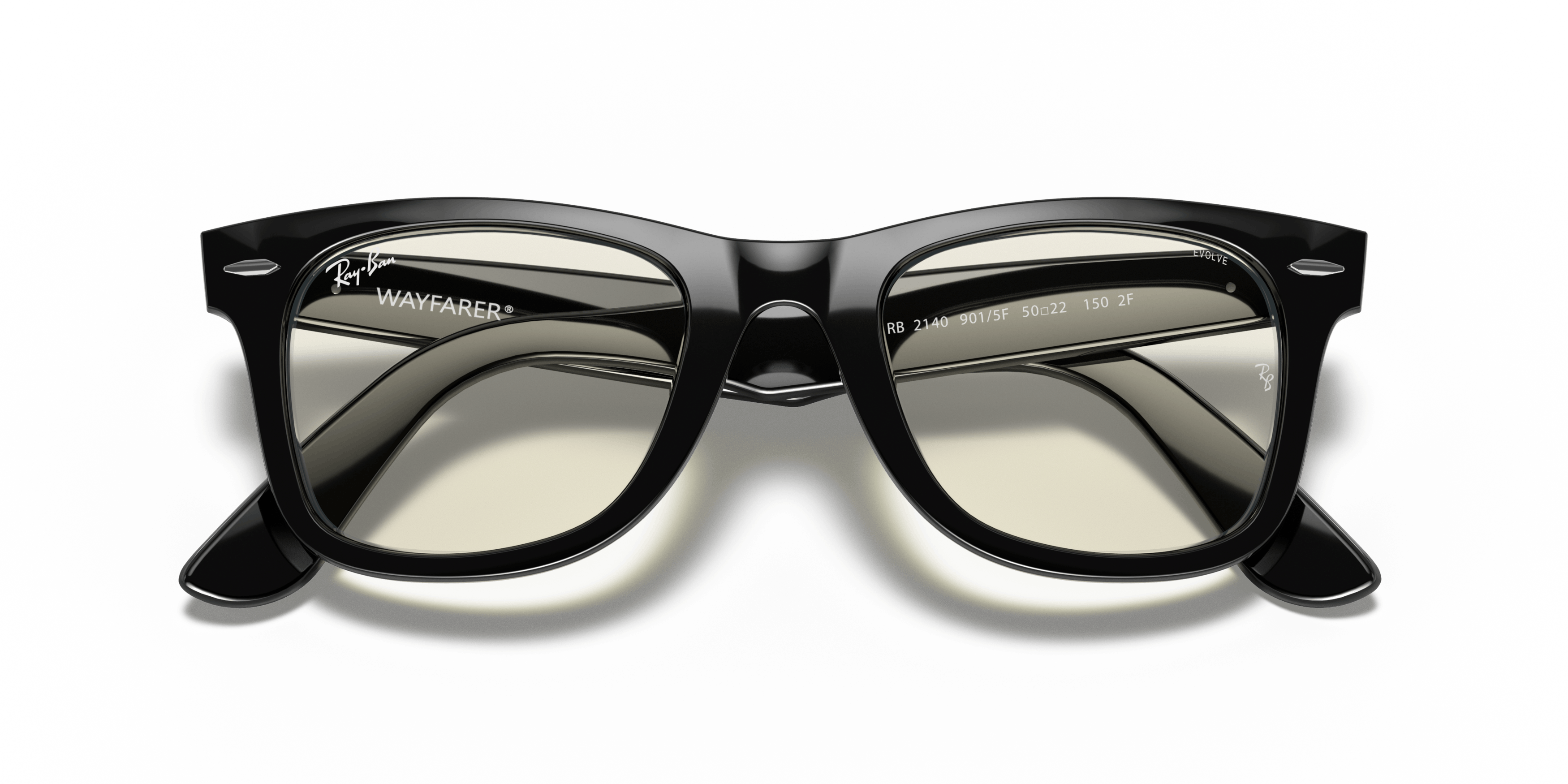 Folded, Ray-Ban WAYFARER RB2140 901/5F