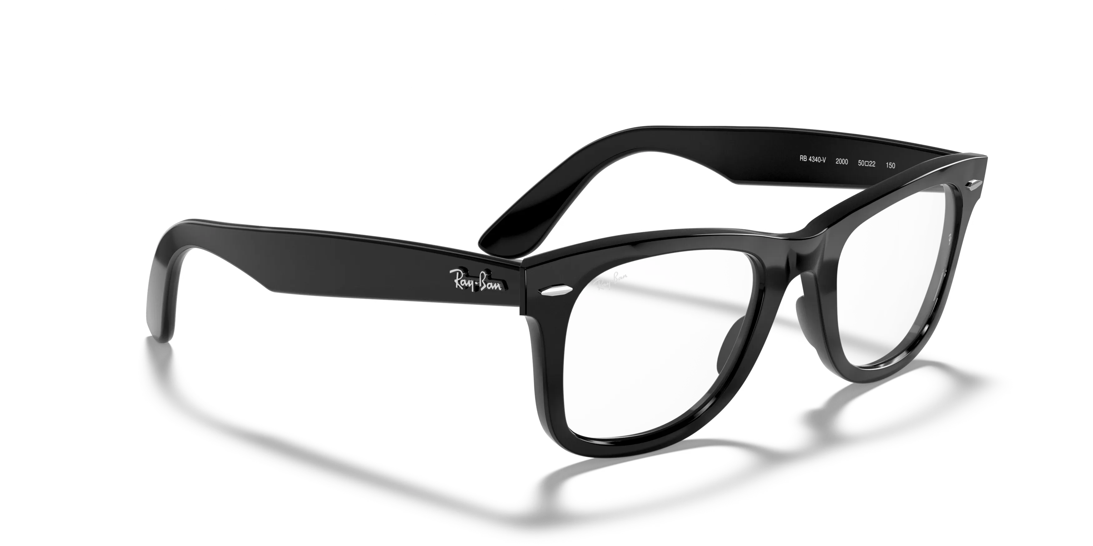 Angle_Right01, Ray-Ban Wayfarer Ease Optics RB4340V 2000