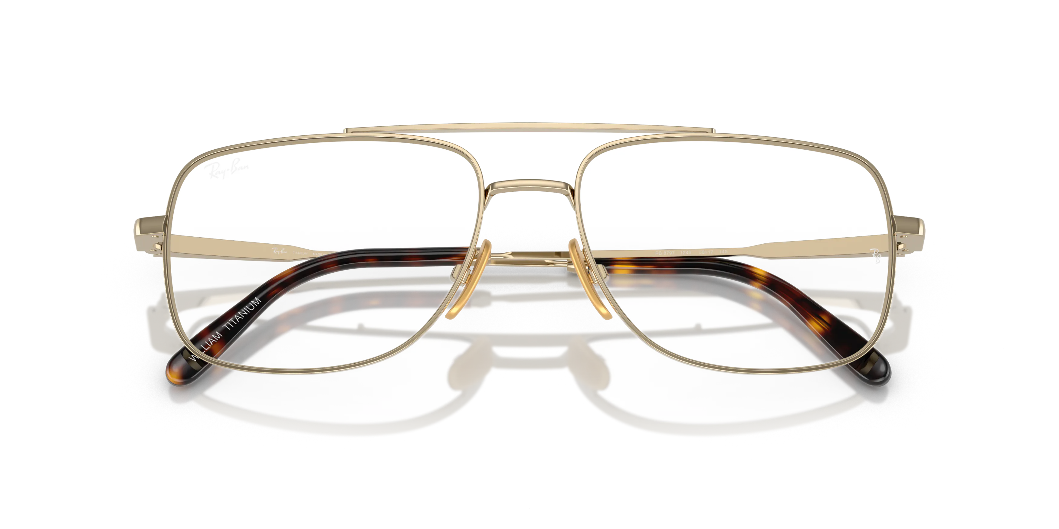 Folded, RAY-BAN William Titanium Optics RX8797 1246