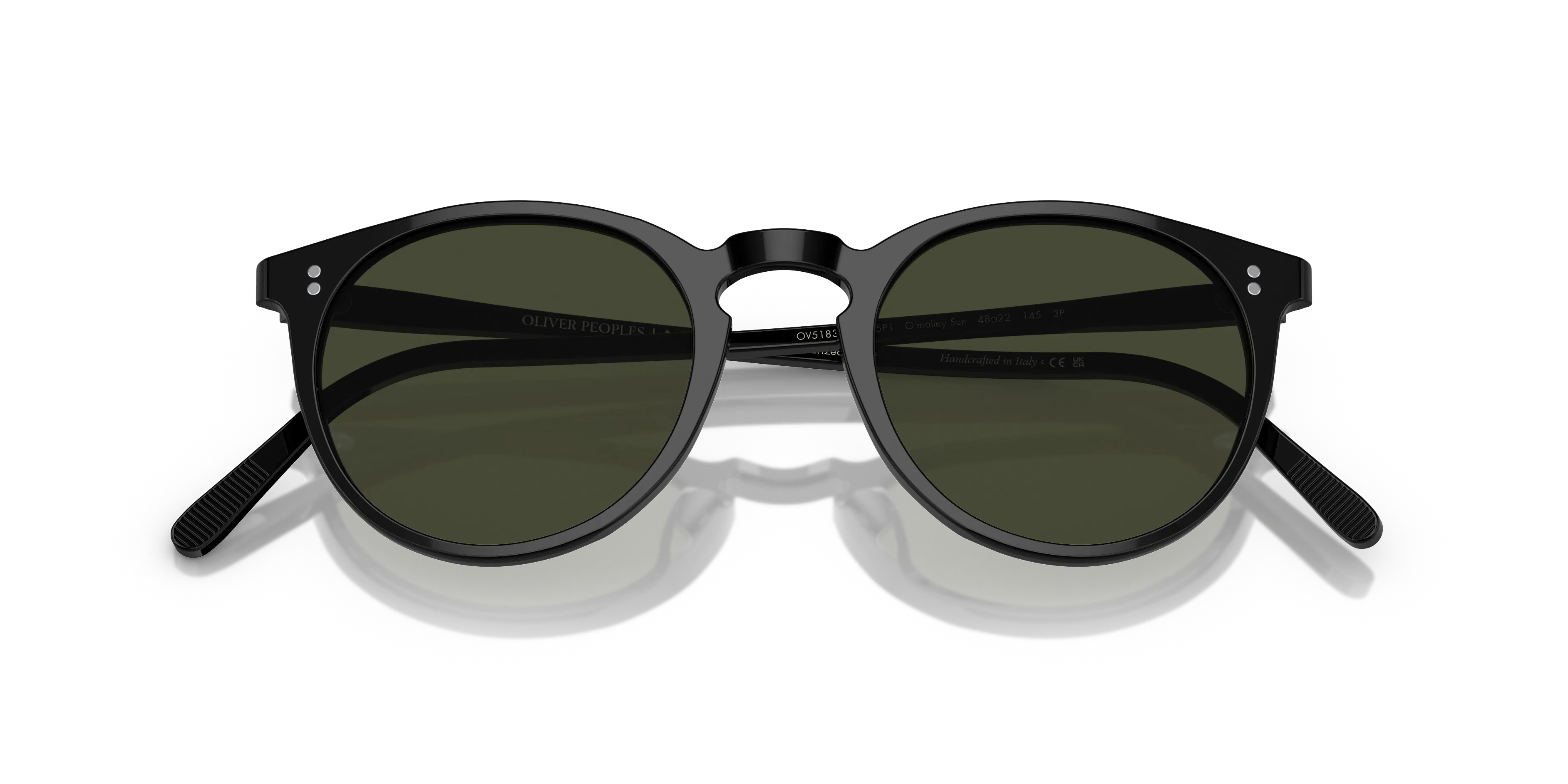 正規 OLIVER PEOPLES OV5183S 1005P1 Oliver Peoples OV5183S O'Malley Sun panto Sunglasses with Black