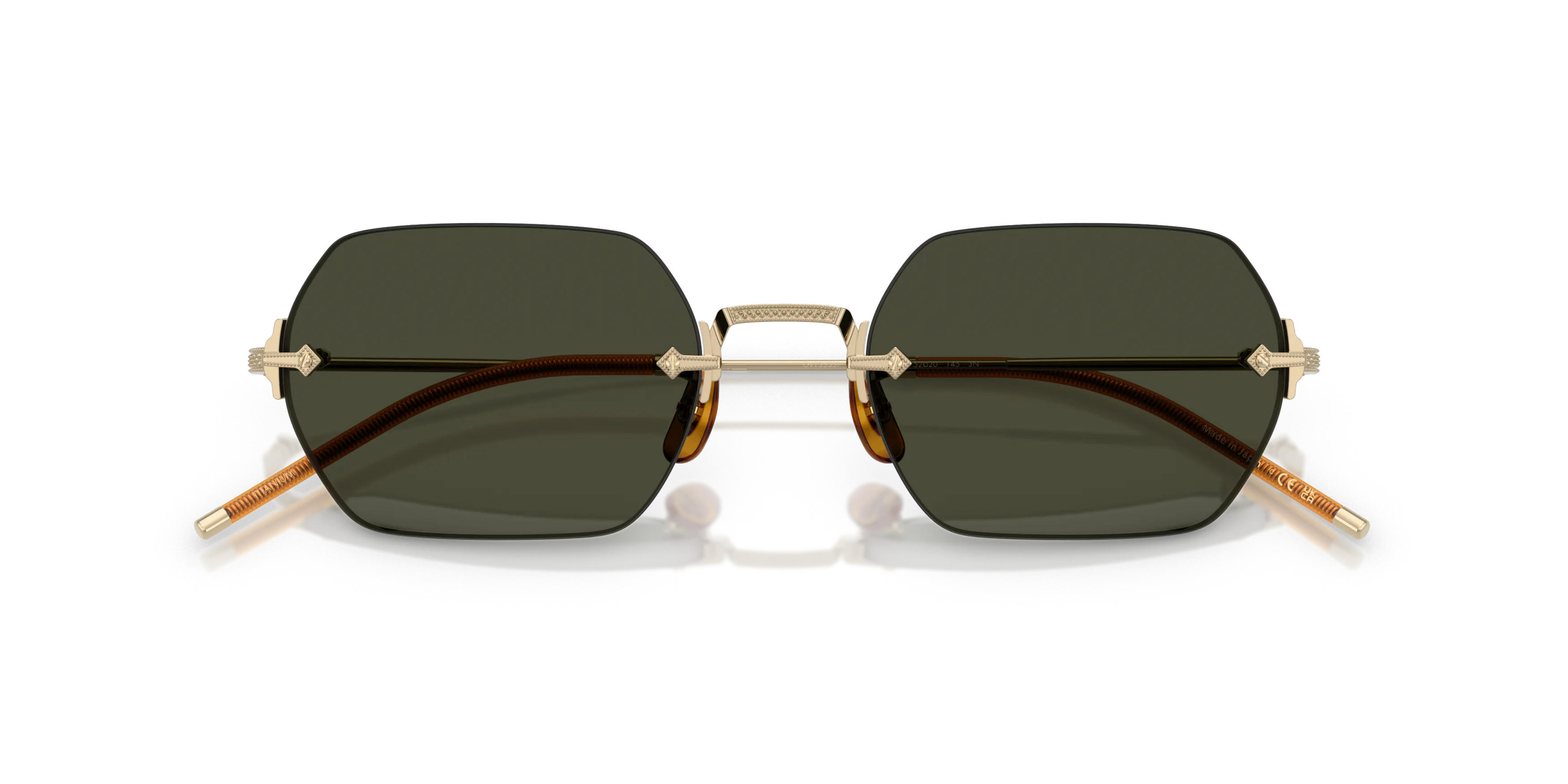 Oliver Peoples OV1353ST TK-13 irregular Sunglasses with Gold frame