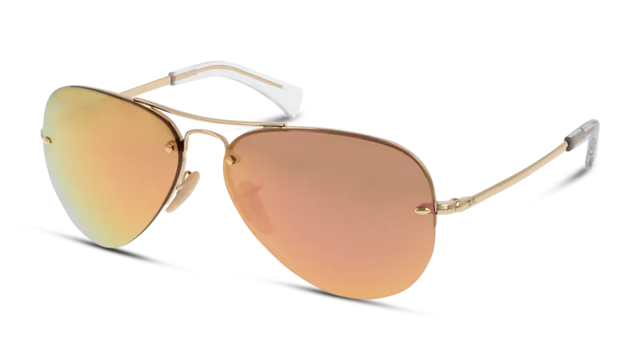 Angle_Left01, Ray-Ban Aviator Mirror RB3449 001/2Y