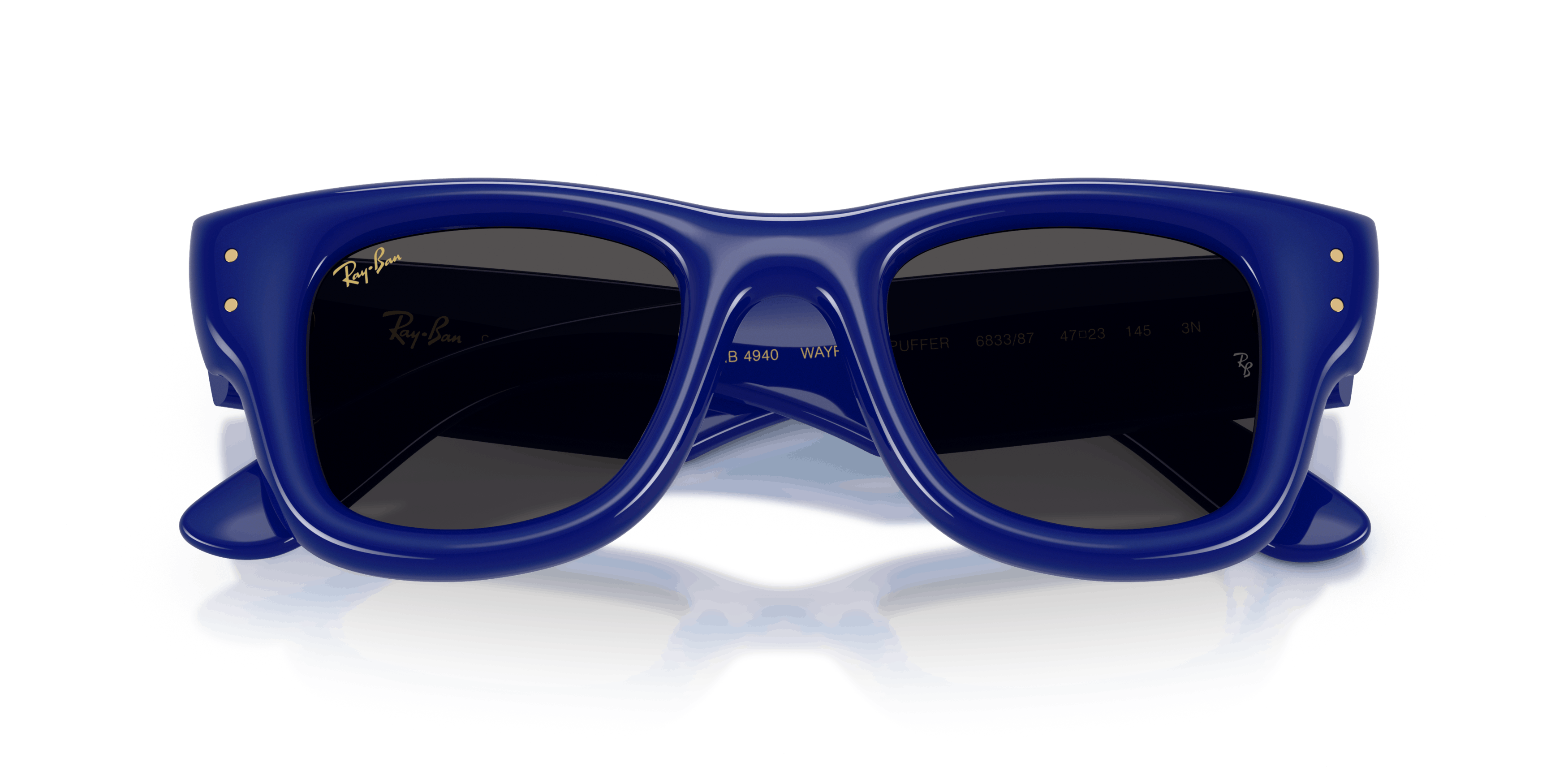 Folded, Ray-Ban Wayfarer Puffer RB 4940 Sunglasses
