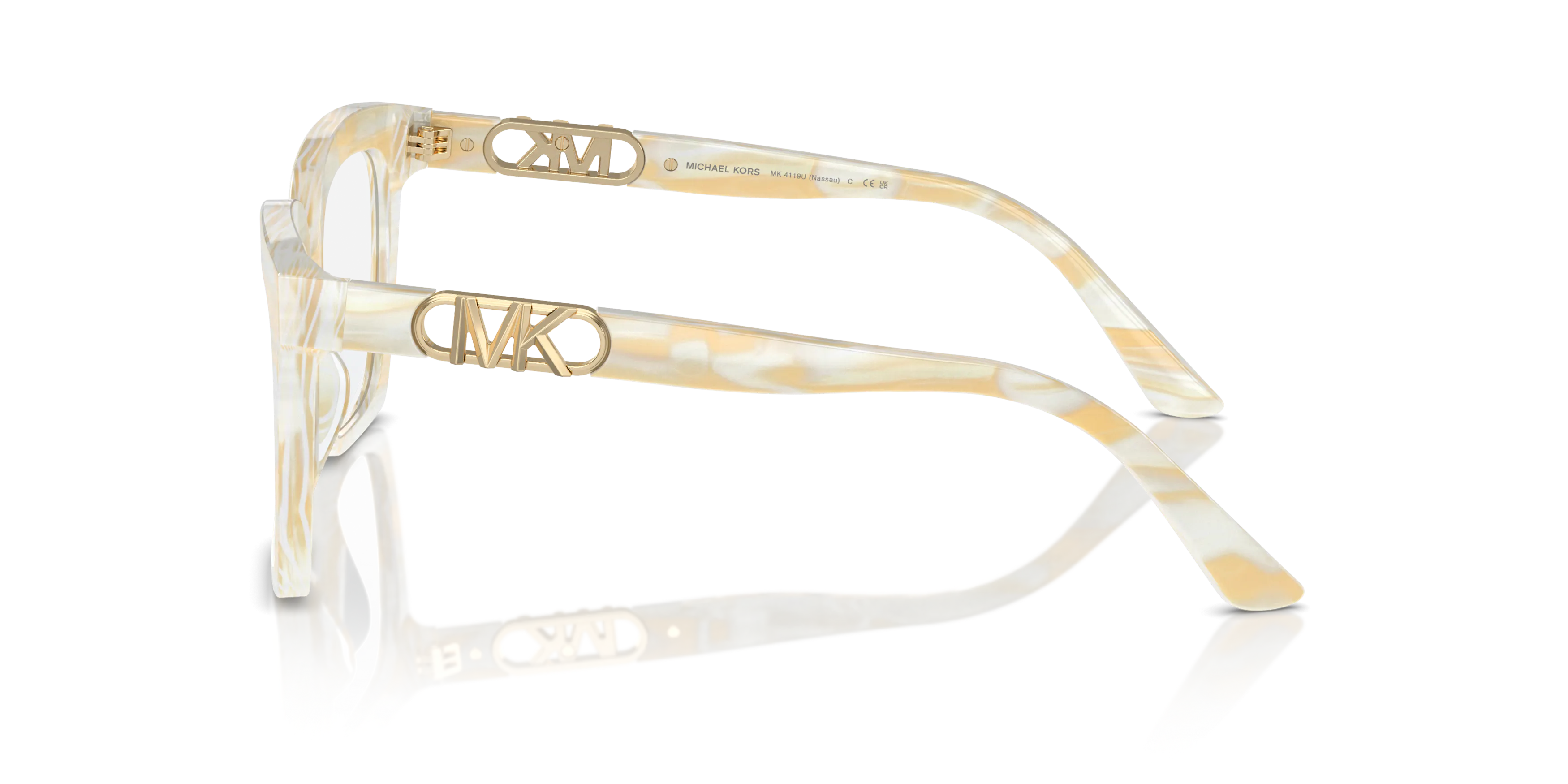 Angle_Left02, Michael Kors Nassau 0MK4119U 4001 Briller