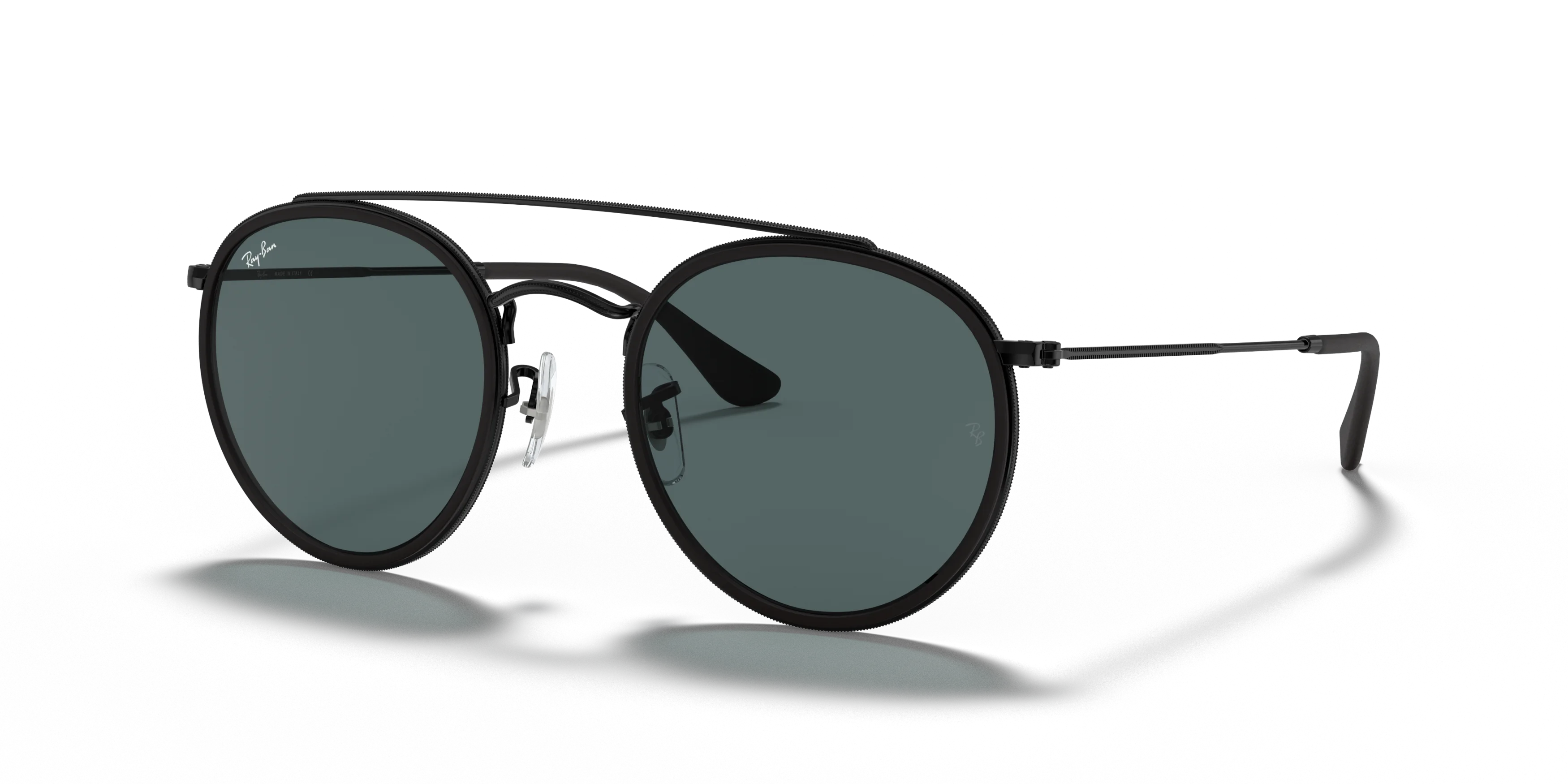 Angle_Left01, Ray-Ban Round Double Bridge RB 3647N Sunglasses