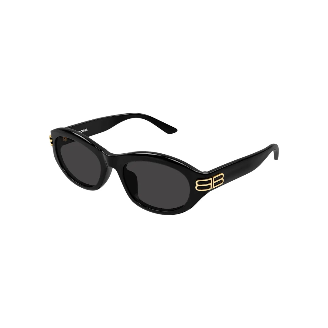 Balenciaga BB0434SK Solbriller - Runde Sort Balenciaga BB0434SK Solbriller - Runde Sort