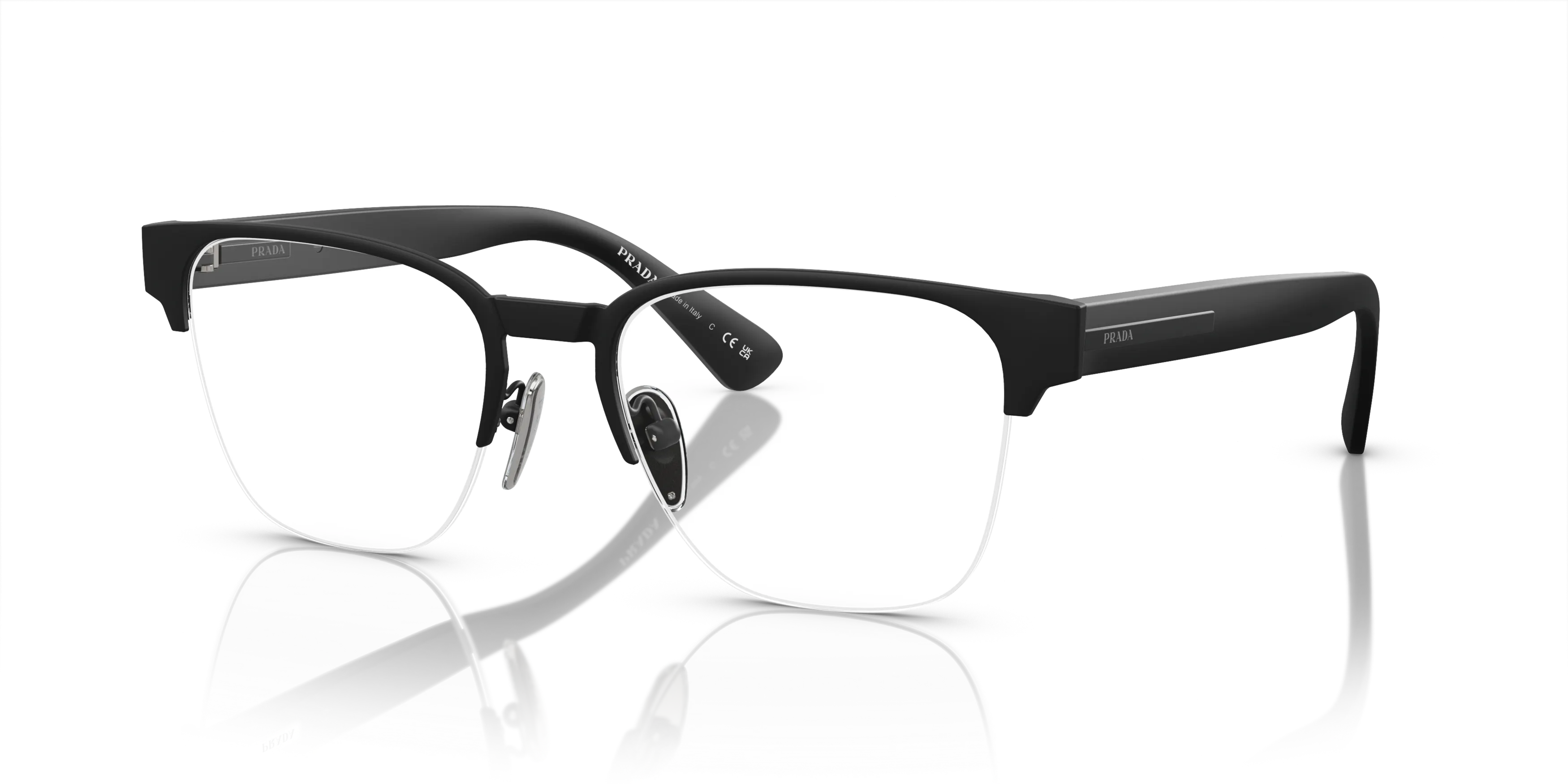 Angle_Left01, Prada 0PRA52V 1BO1O1 Glasögonbåge