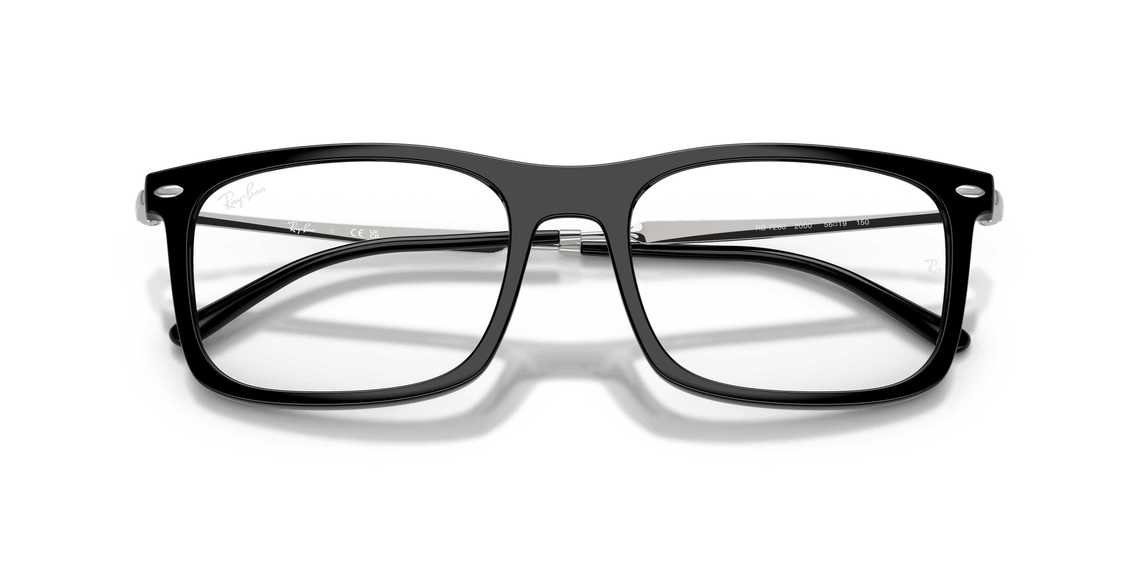 Folded, Ray-Ban RX 7260 Glasses