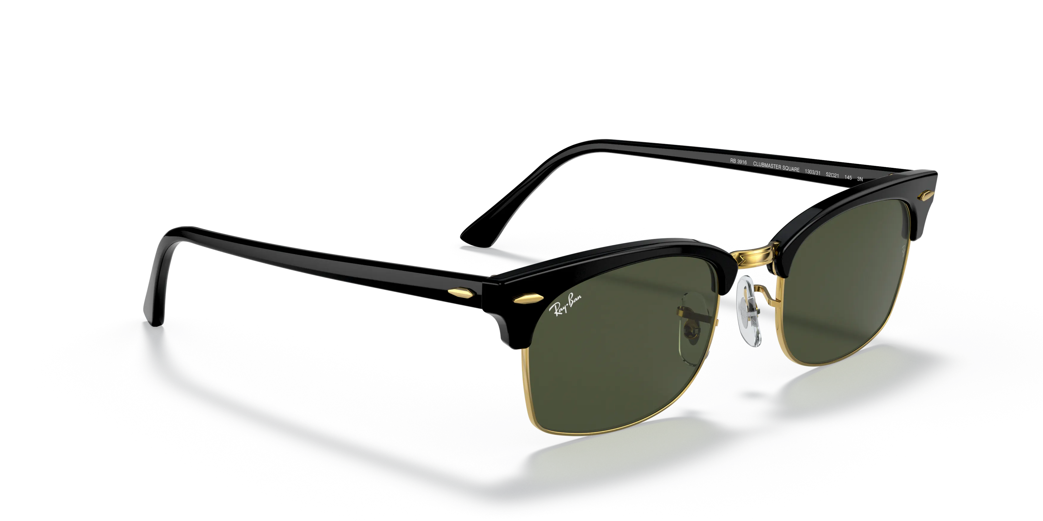 Angle_Right01, Ray-Ban Clubmaster Square Legend Gold RB3916 130331