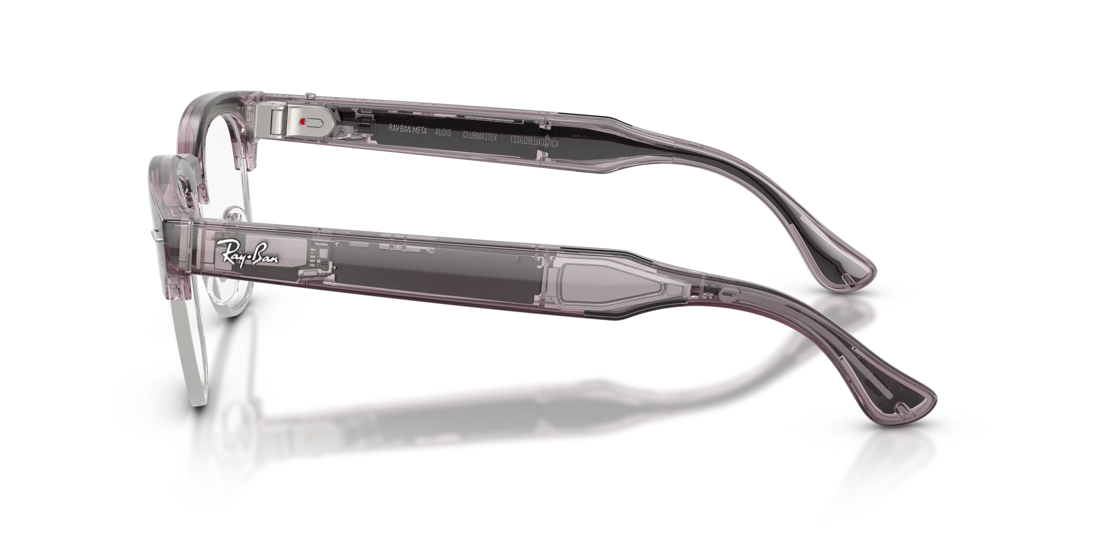 Angle_Left02, Ray-Ban Meta Audio Clubmaster Optics RW 7004V