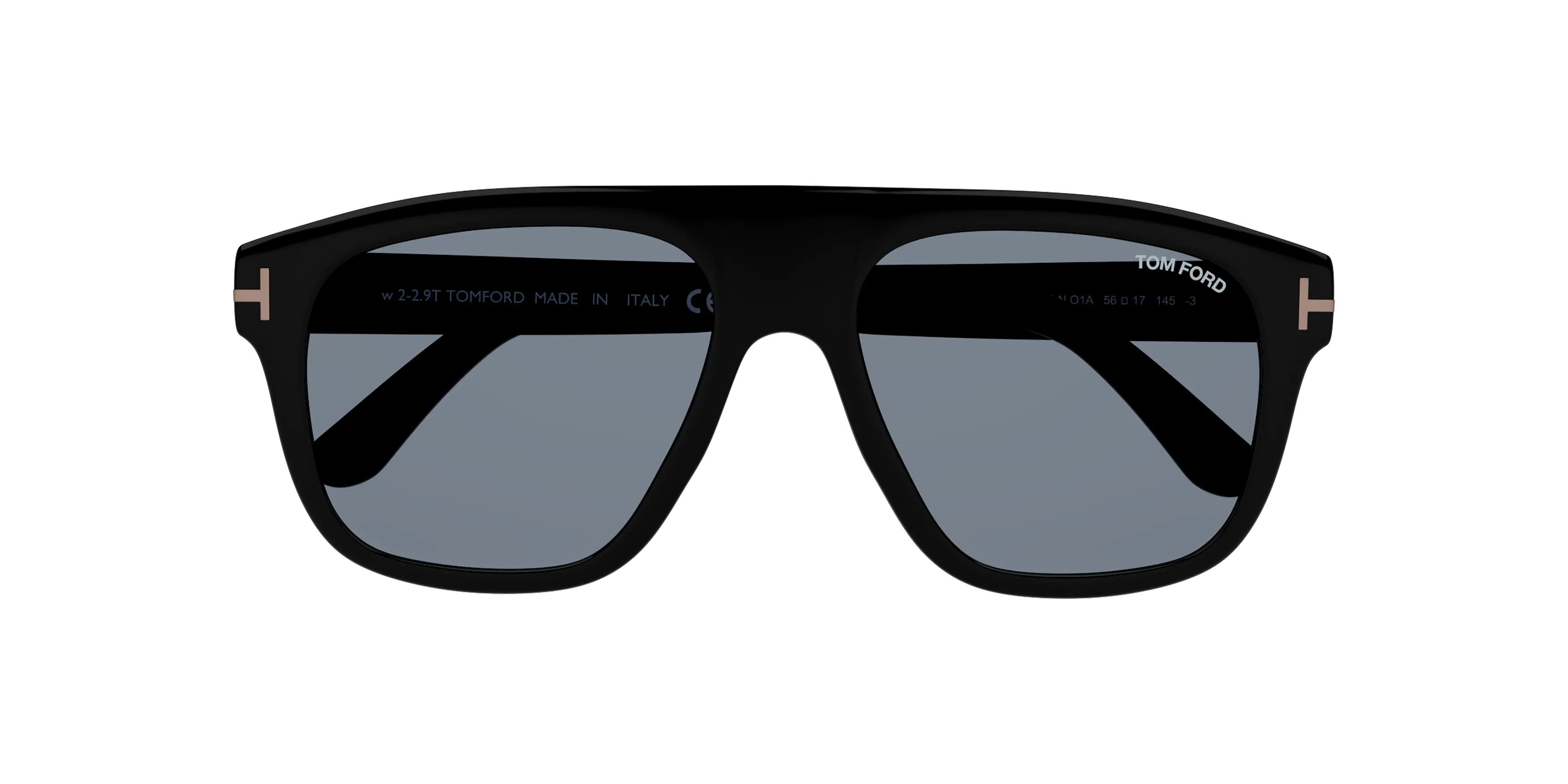 TOM FORDサングラス Tom Ford FT0777-N square Sunglasses with Black frame and Grey
