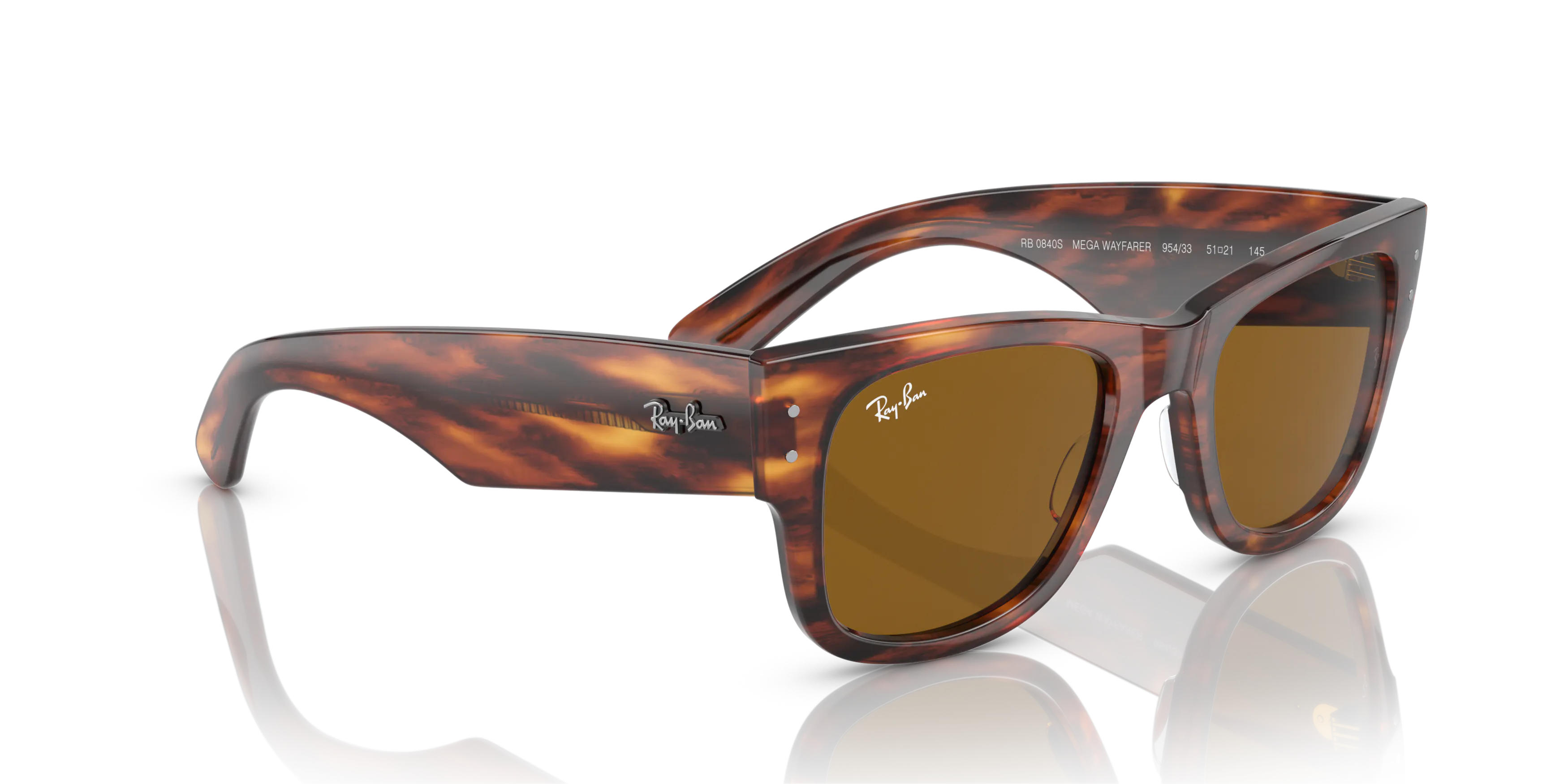 Angle_Right01, Ray-Ban Mega Wayfarer RB0840S 954/33