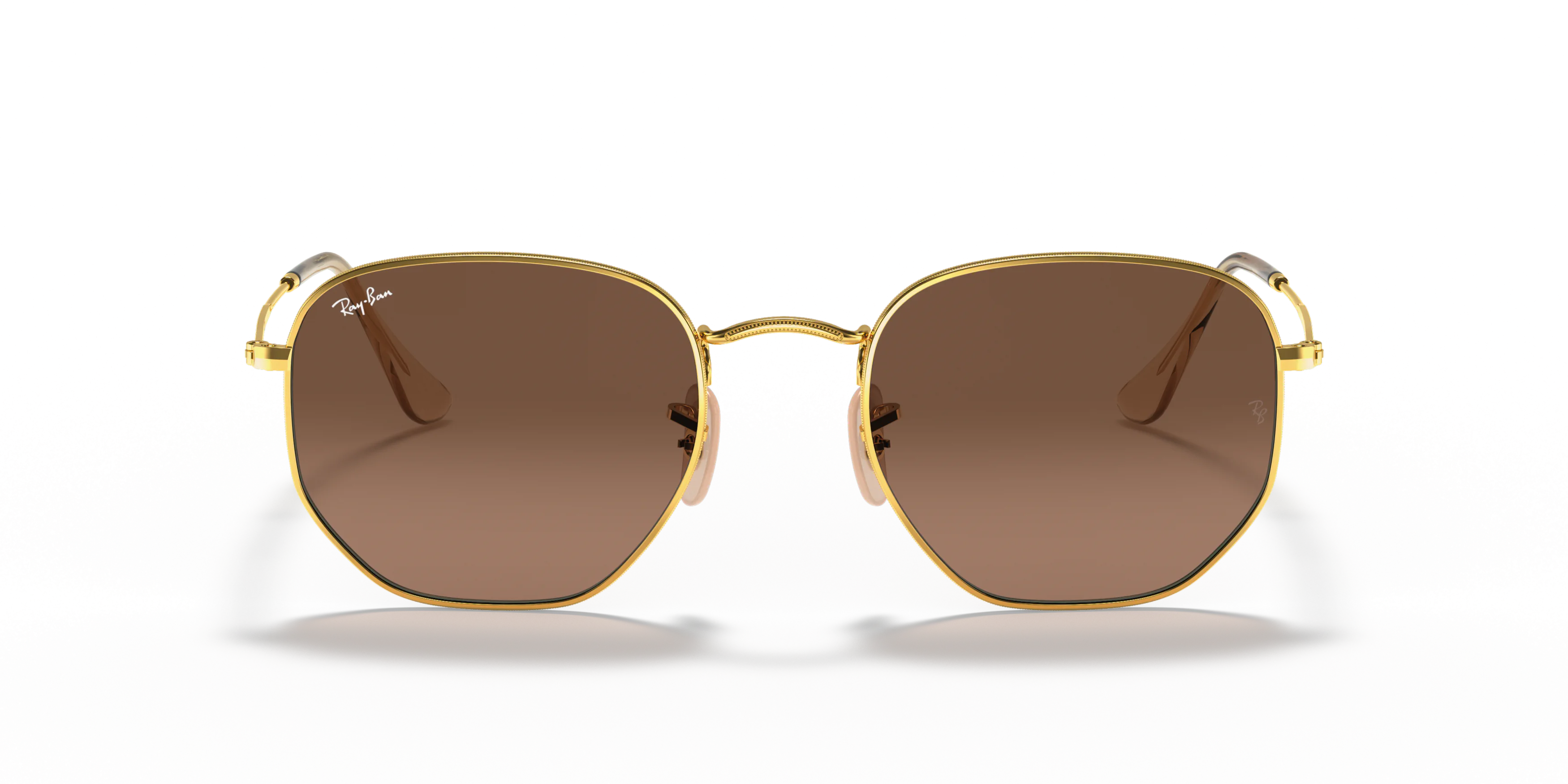 Front, RAY-BAN Hexagonal Flat Lenses RB3548N 912443