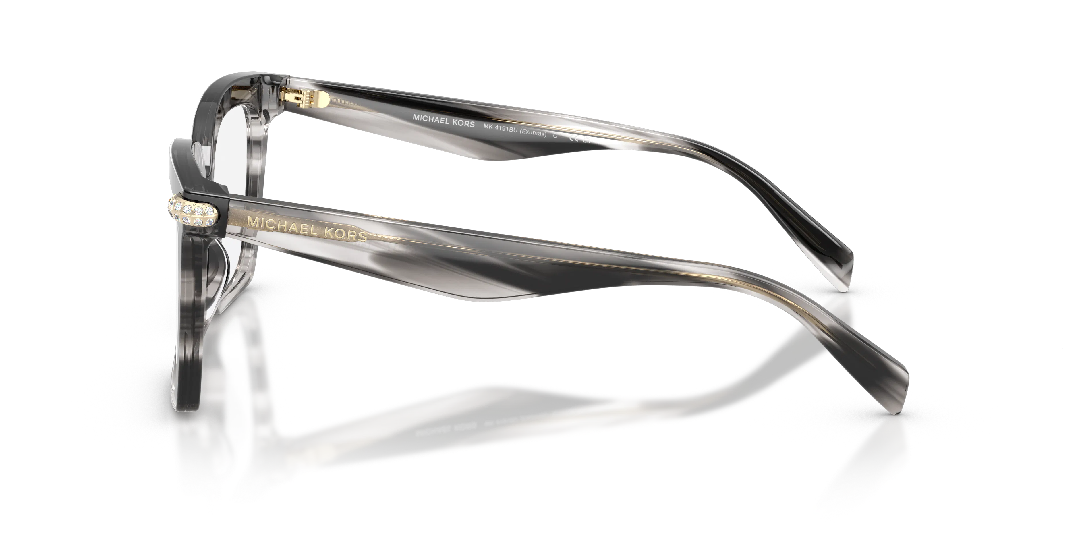 Angle_Left02, Michael Kors Exumas MK 4191BU Glasses