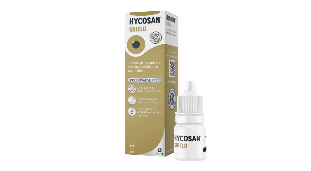 Angle_Left01, Hycosan Shield Preservative Free Eye Drops 1 x 3ml