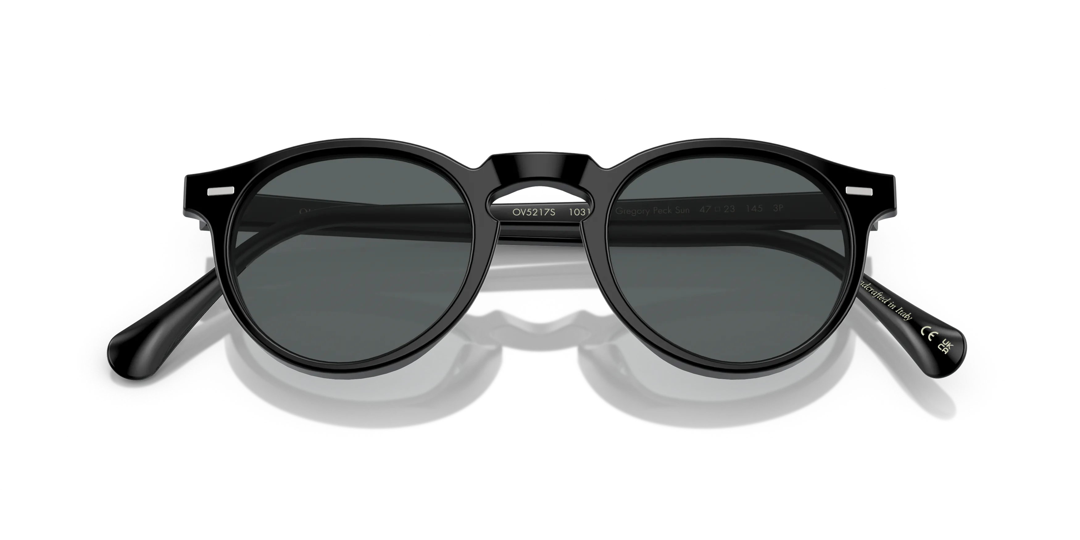 Oliver Peoples OV5217S Gregory Peck Sun Sunglasses Black frame