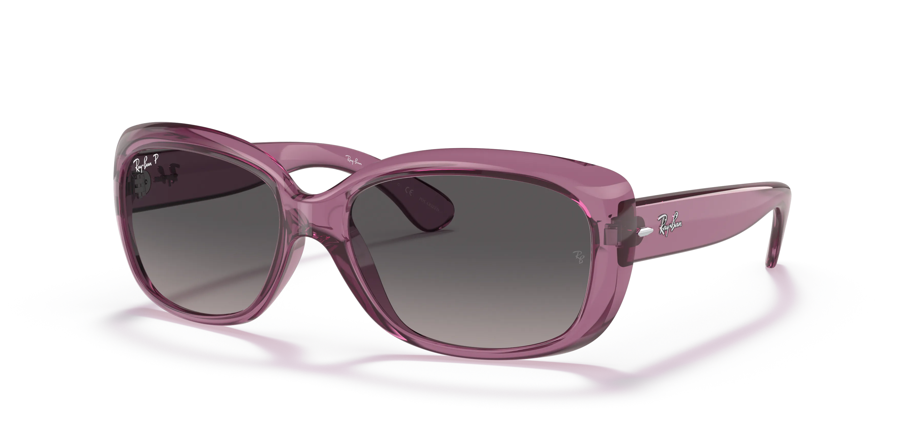 Angle_Left01, Ray-Ban Jackie Ohh Transparent RB4101 6591M3