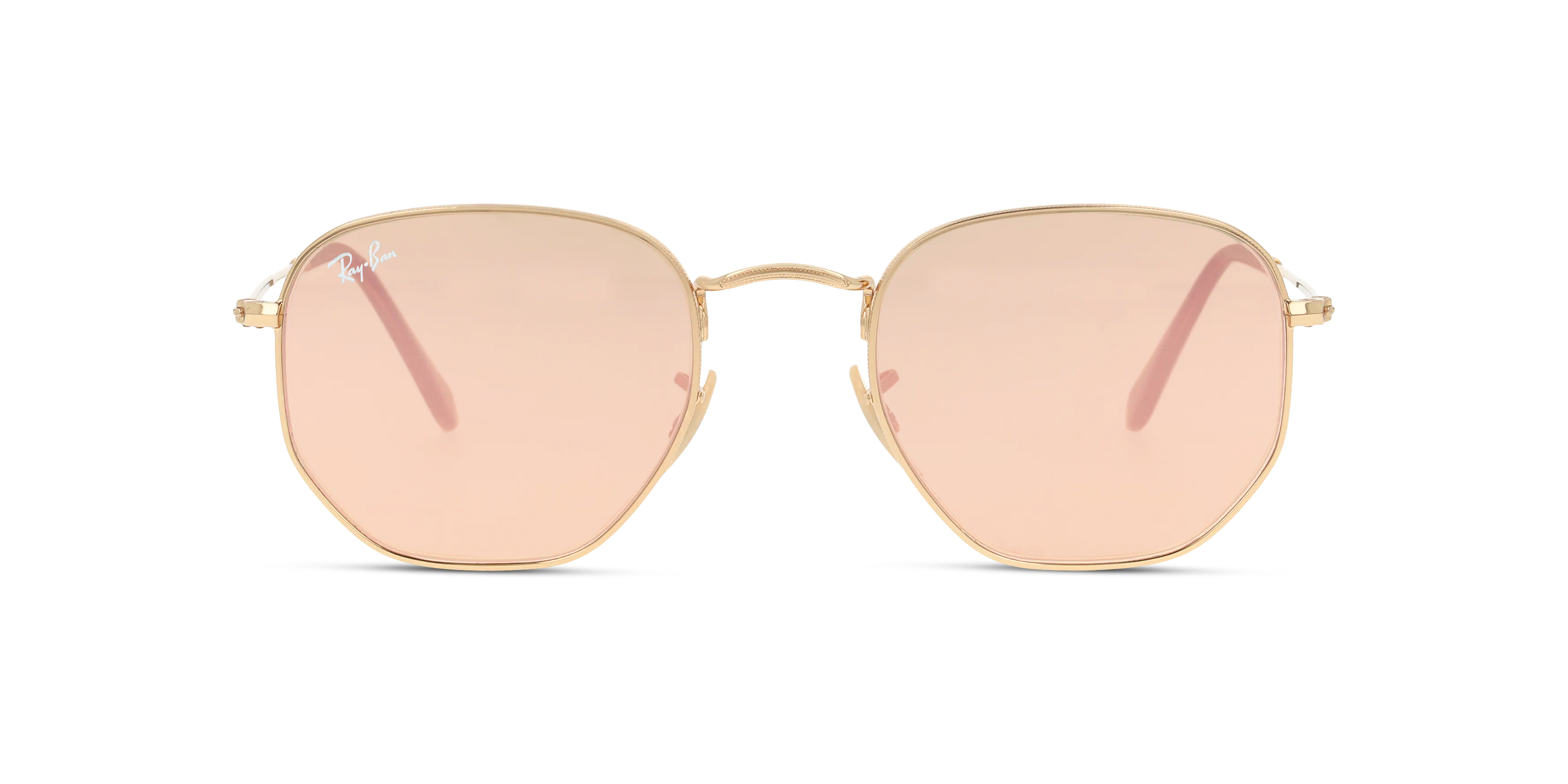 Front, Ray-Ban Hexagonal Flat Lenses RB3548N 001/Z2