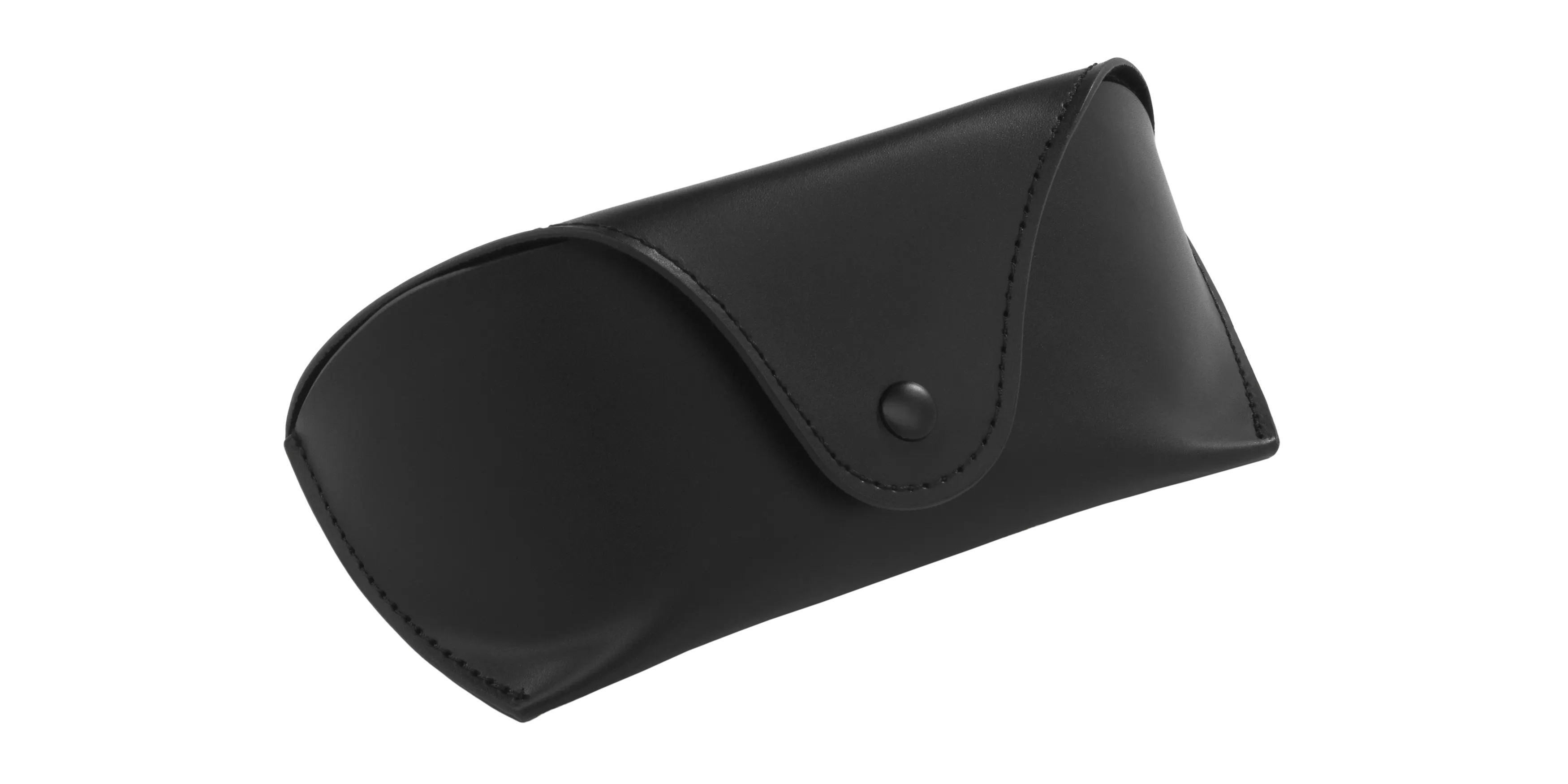 Front, Estuche para gafas semirigido Negro