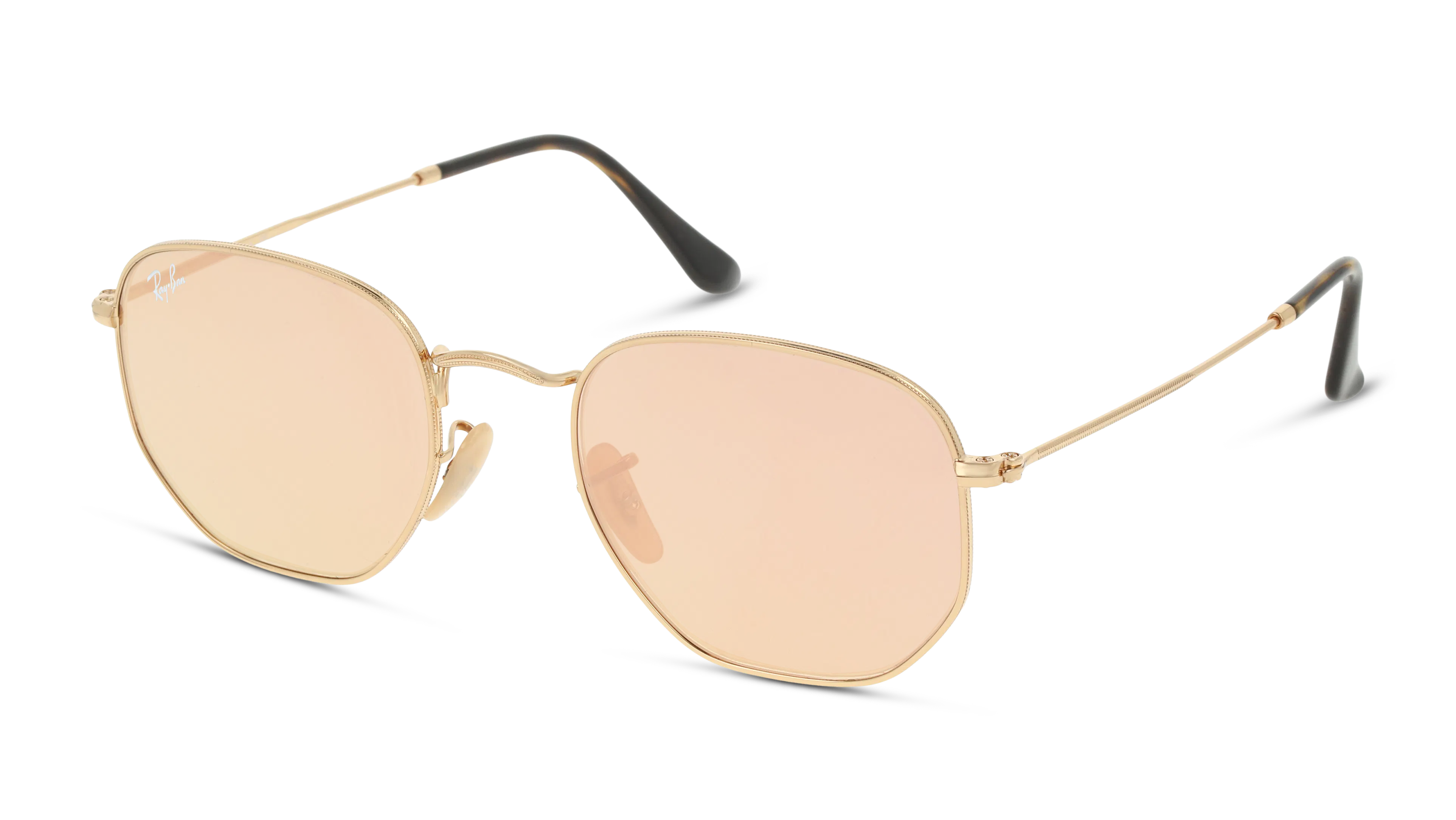 Angle_Left01, Ray-Ban Hexagonal Flat Lenses RB3548N 001/Z2