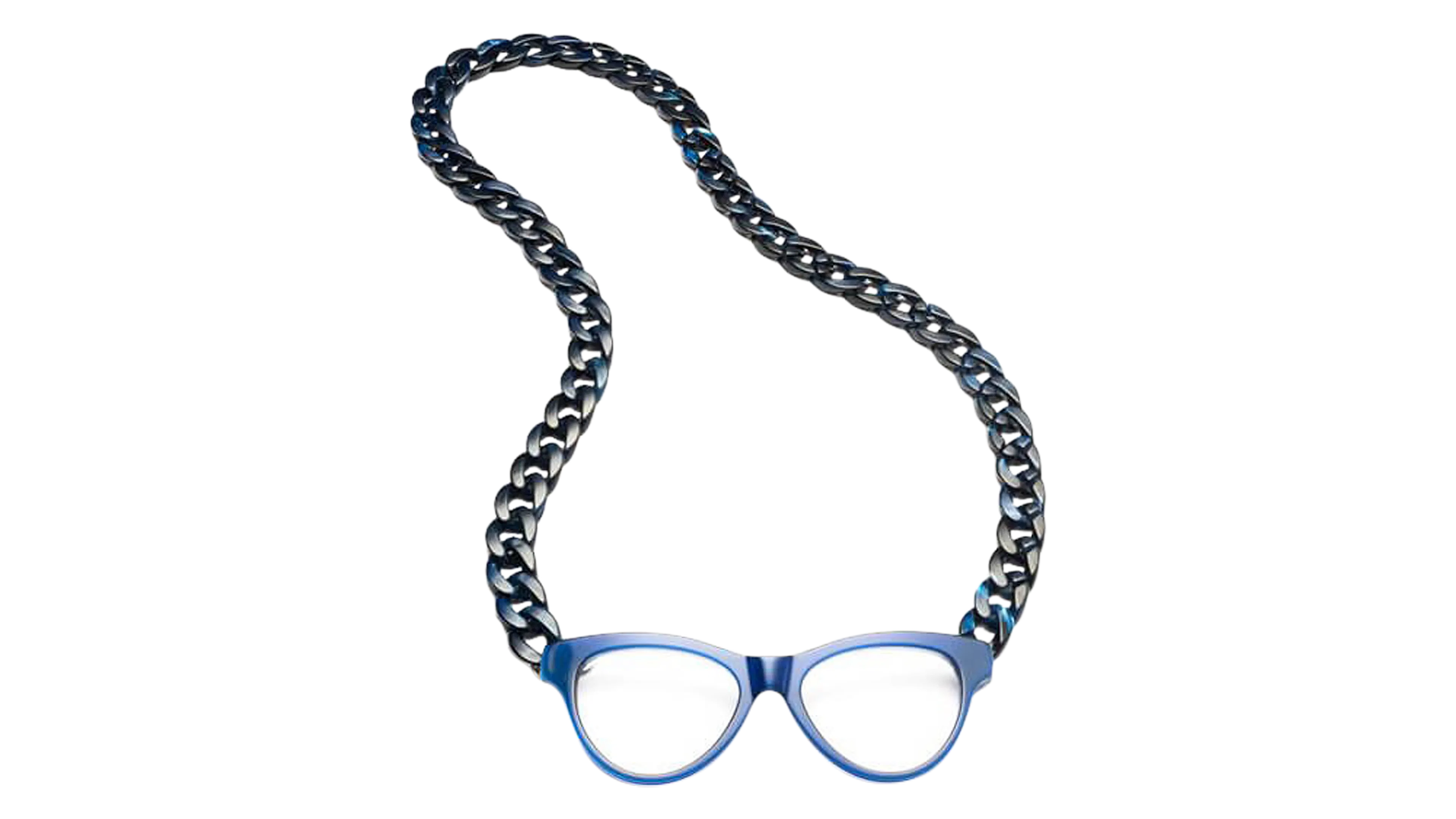 Front, CotiVision Joen - Blue (+1.50) Necklace Reading Glasses