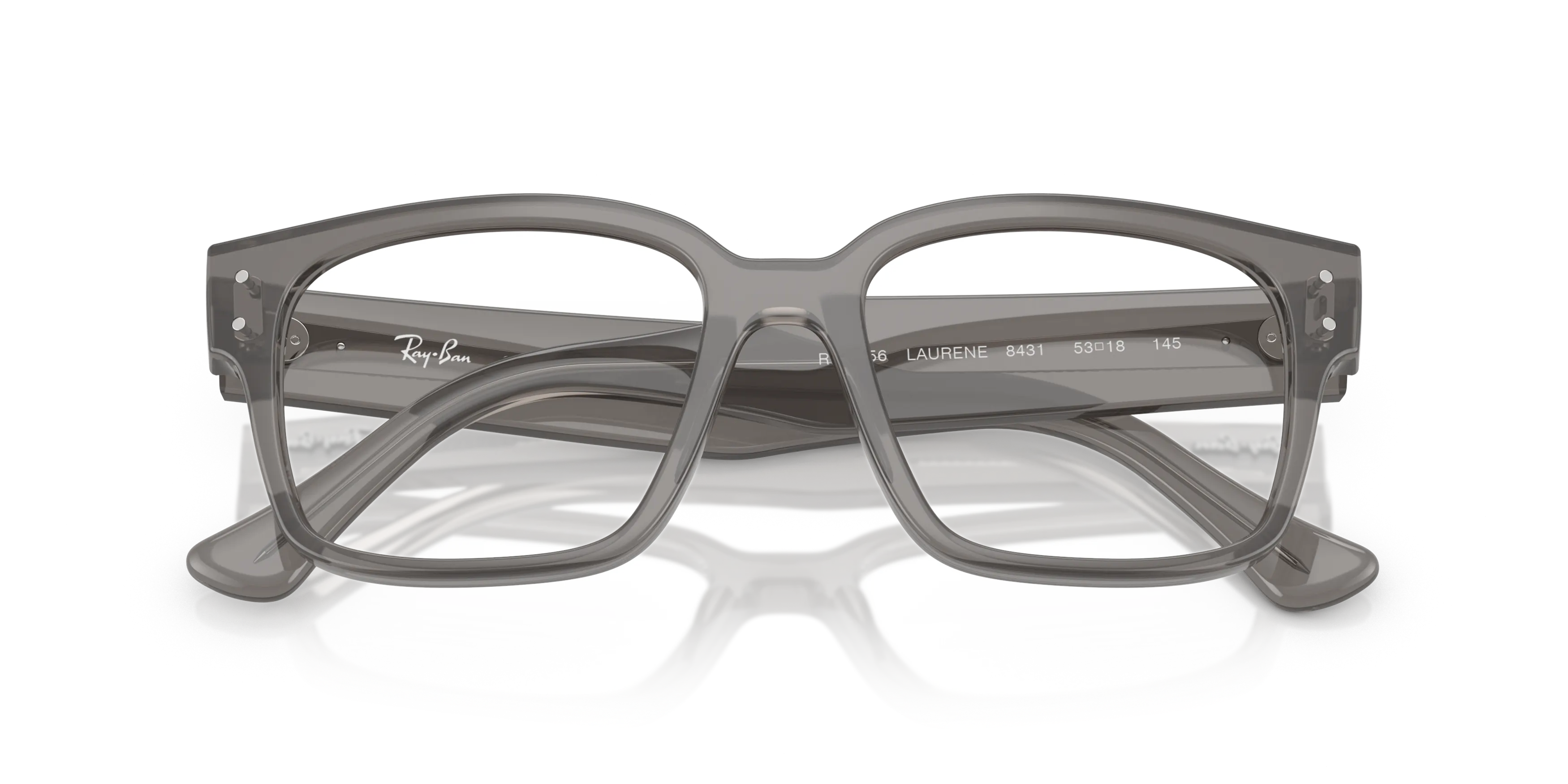 Folded, RAY-BAN Laurene Optics Bio-Based RX7256 8431