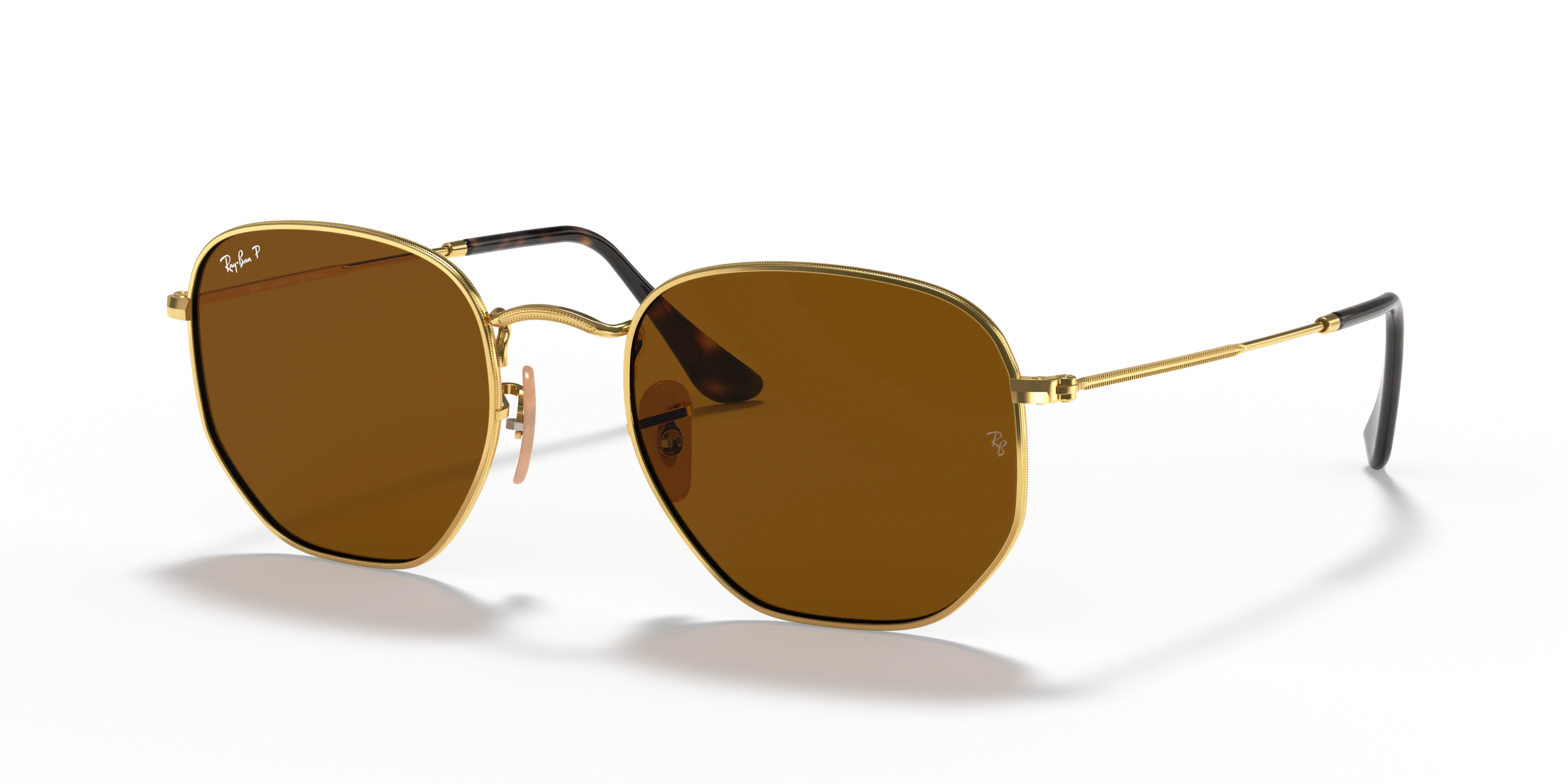 Angle_Left01, Ray-Ban Hexagonal Flat RB3548N 001/57