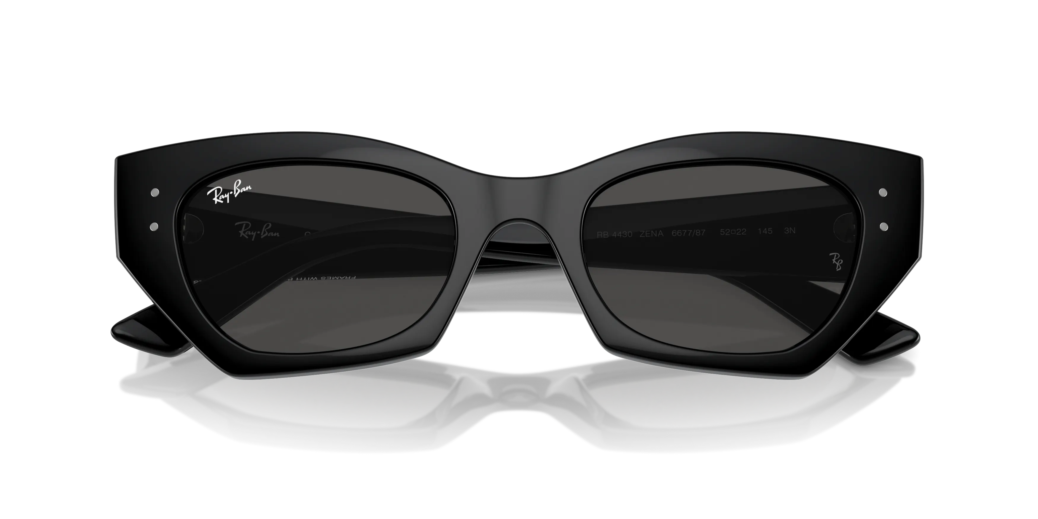 Ray-Ban ZENA BIO-BASED ブラック　メンズ　レディース Ray-Ban Zena Bio-Based RB 4430 (667787) Sunglasses | Vision Express